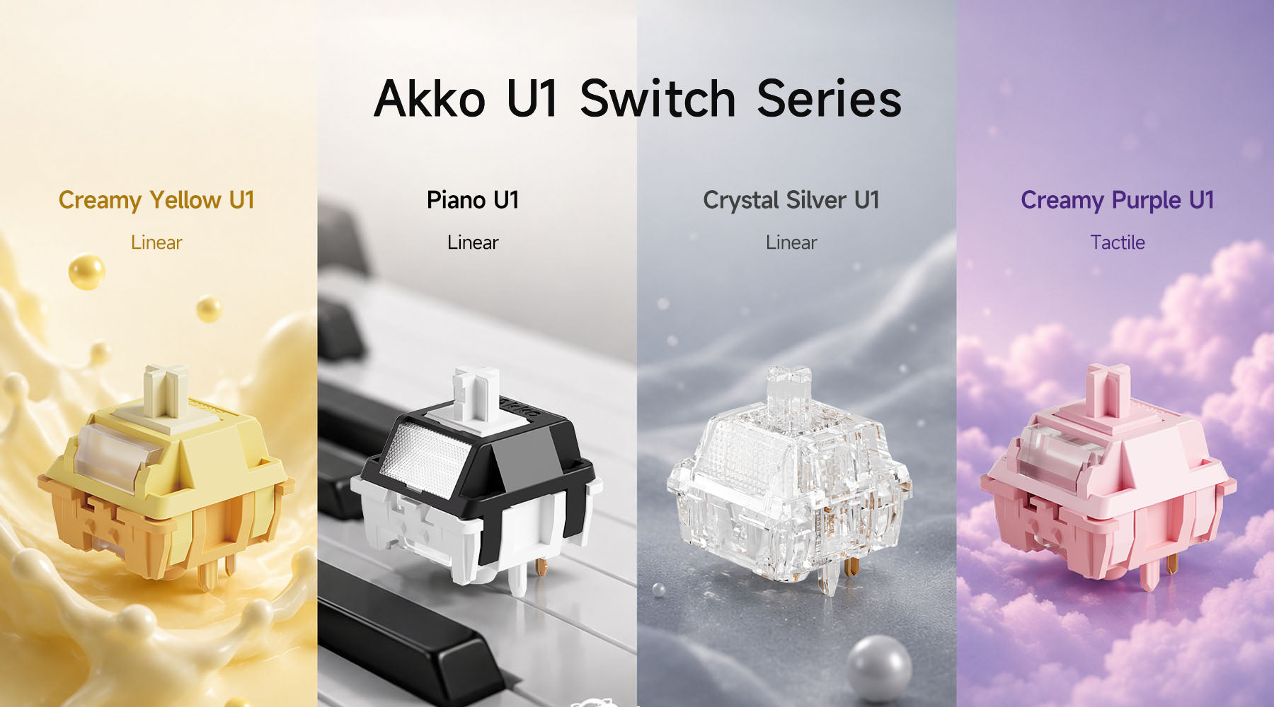 Meet the U1 Switch Series: Built for Smoothness, Sound & Diversity