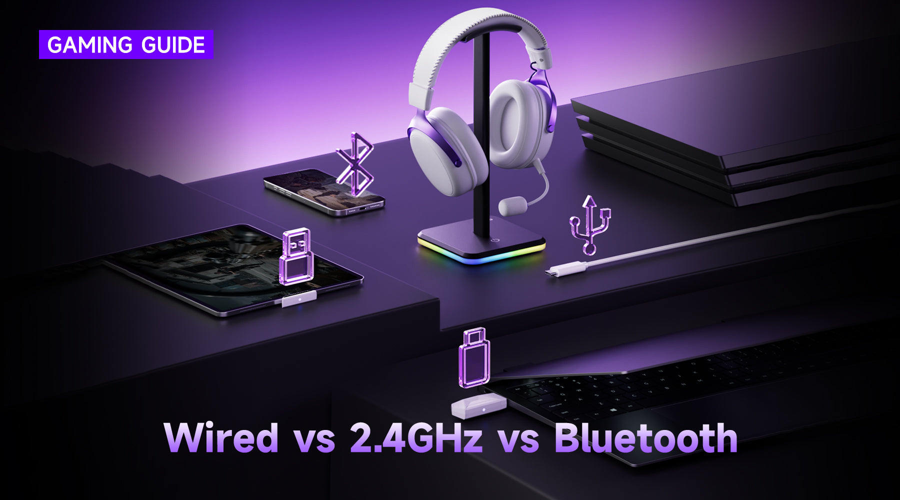 Wired vs 2.4G Wireless vs Bluetooth Headset : Which Is Best for Gaming?