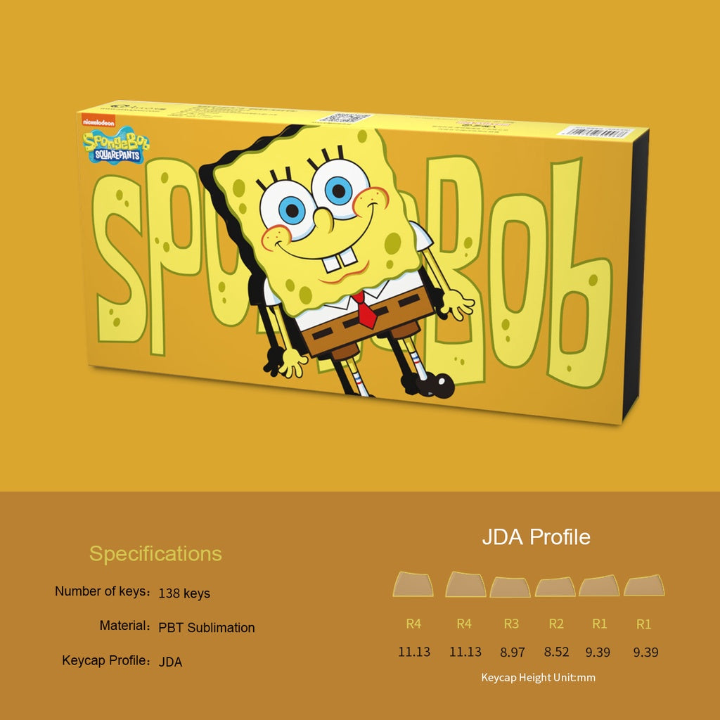 SpongeBob-Tastenkappen-Set (138 Tasten)