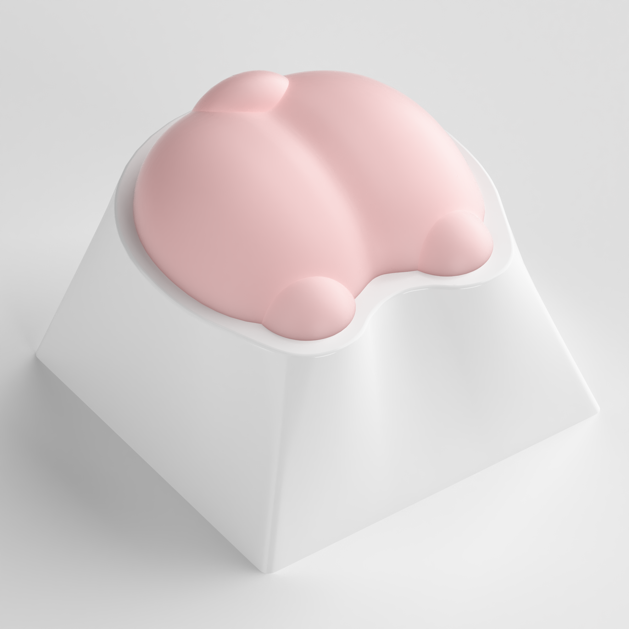 Akko Rock Paper Scissors cute Artisan Keycaps