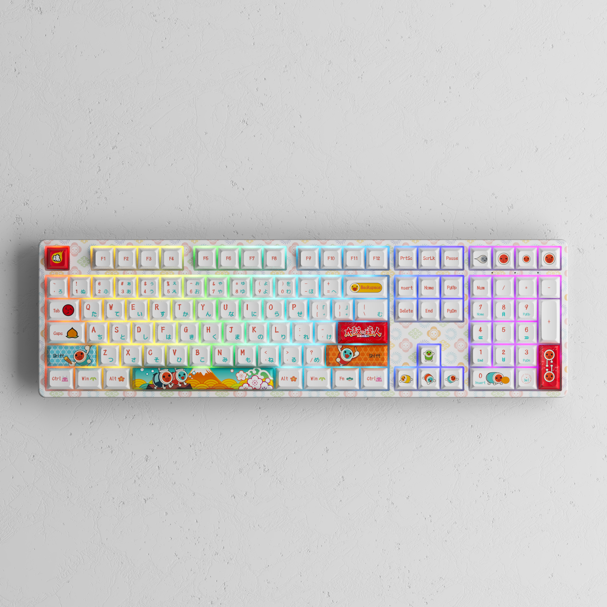 Taiko no Tatsujin Tastenkappen-Set (137 Tasten)