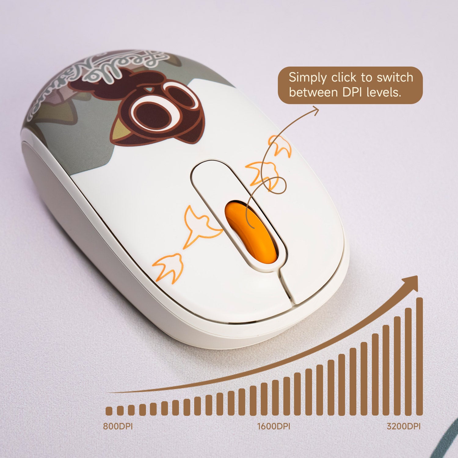 Akko The Legend of Hei Smart1 Wireless Mouse 3 Adjustable DPI