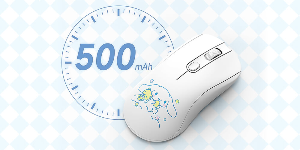 AG One Light Cinnamoroll Wireless Mouse 500mAh Battery