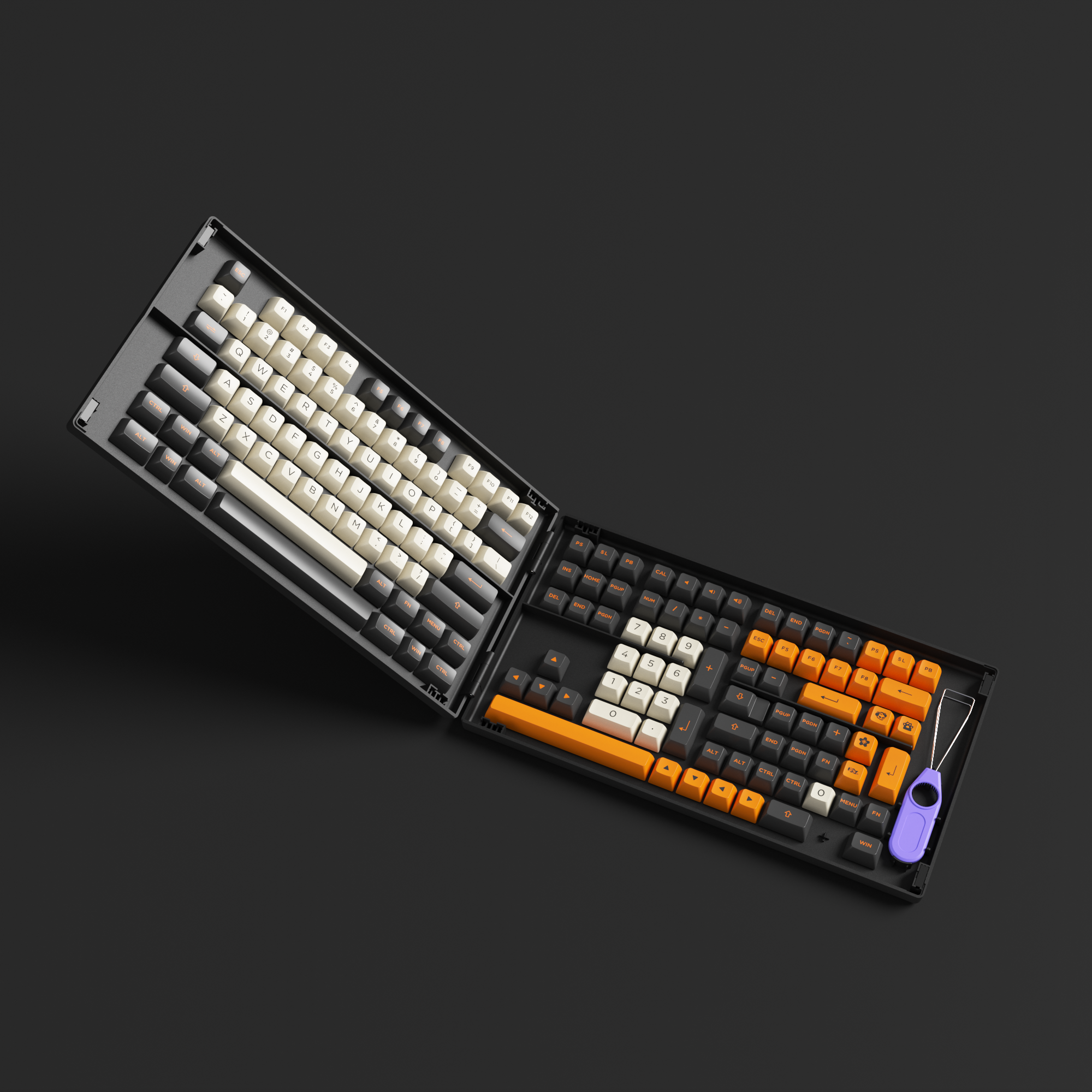 Carbon Retro Keycap Set