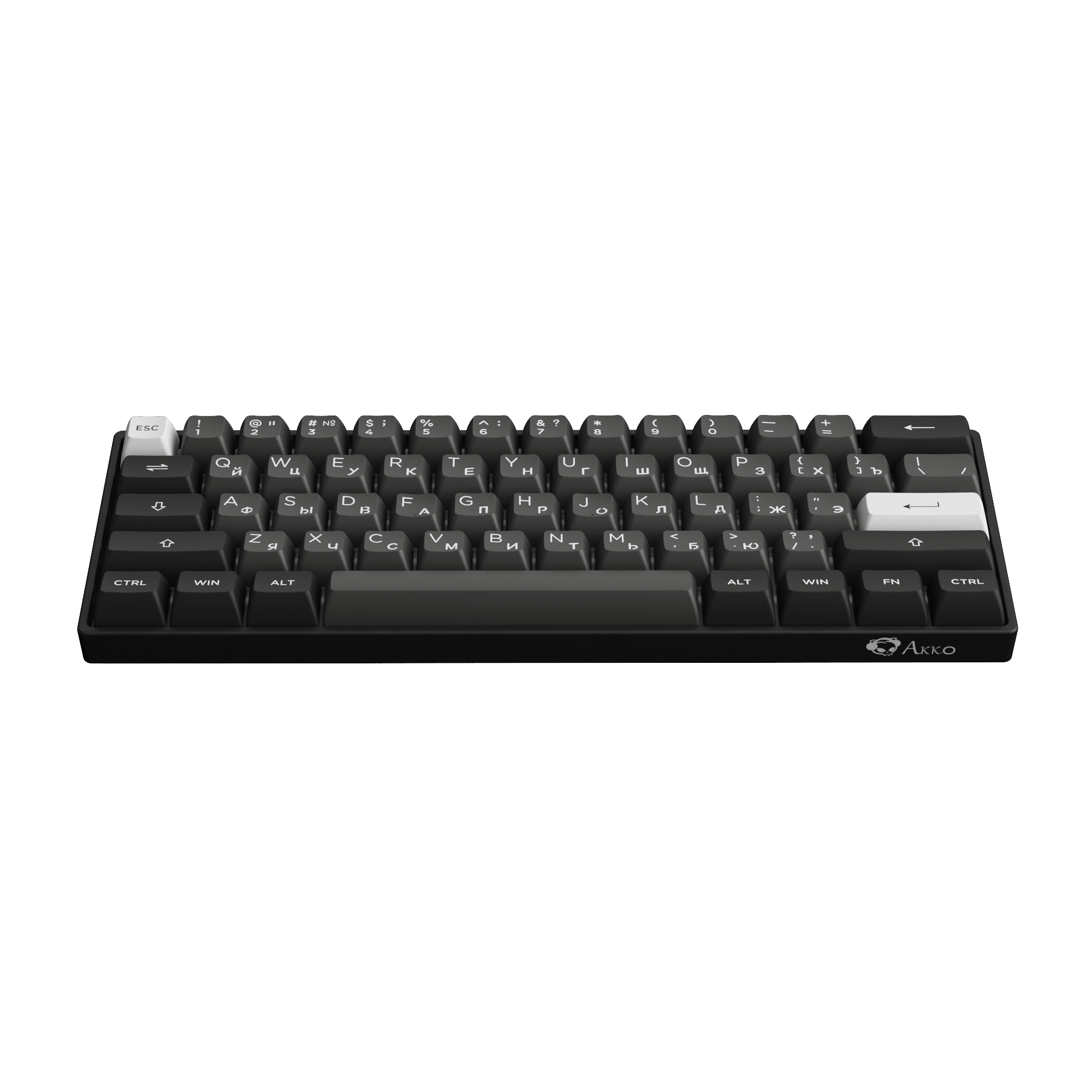 Akko 3061S Cyrillic Keyboard Series Front Side