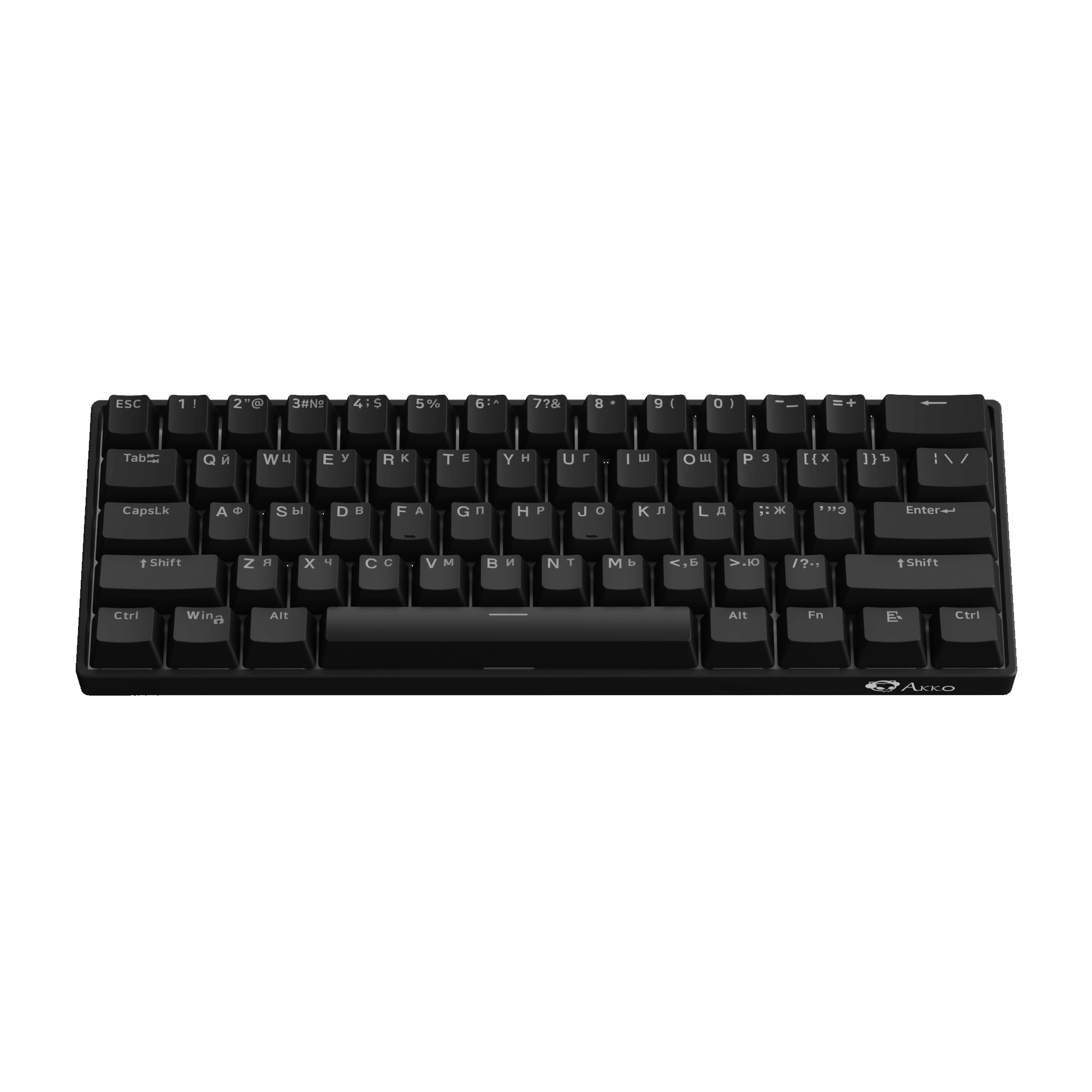 Akko 3061S HE Cyrillic Keyboard Series Front Side Details