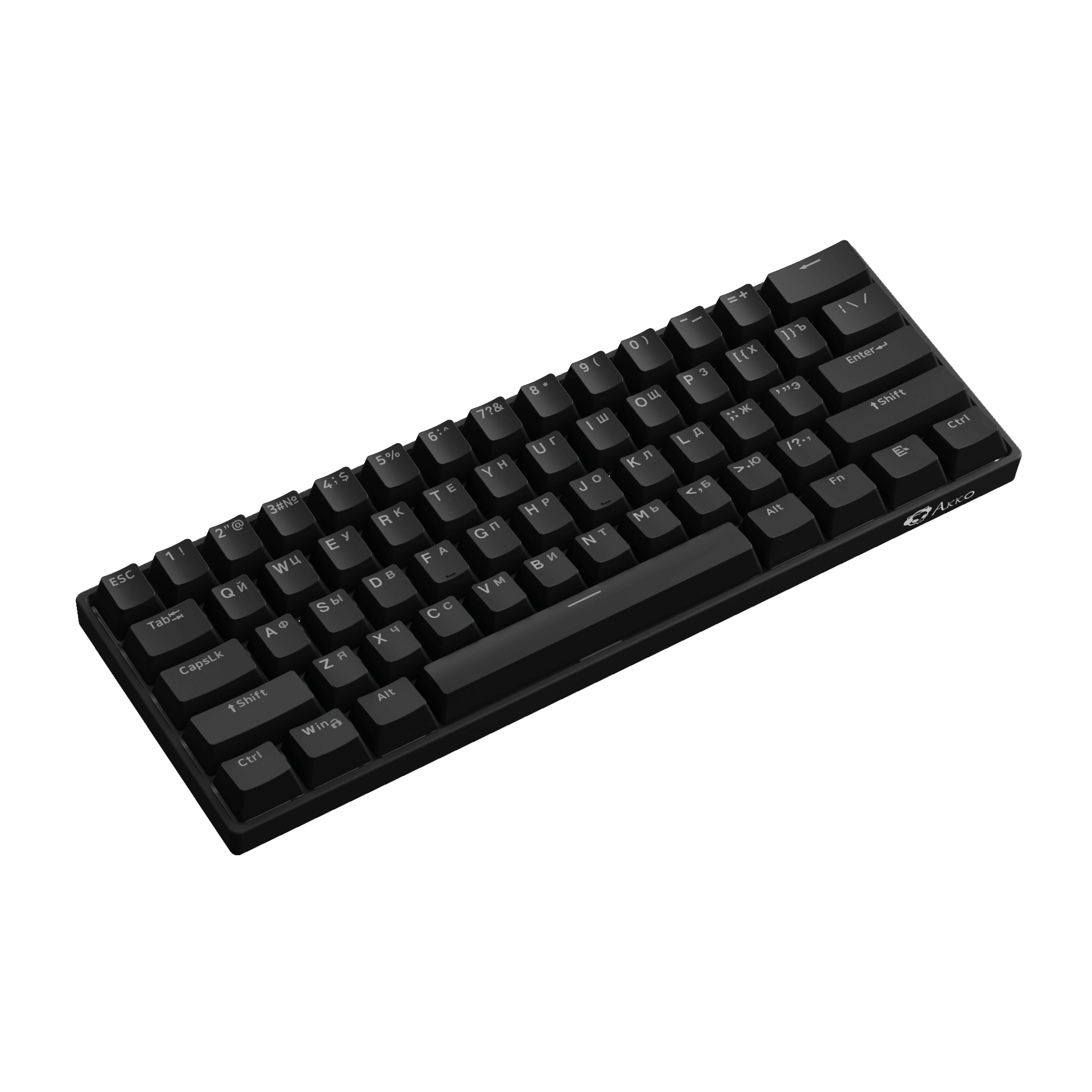 Akko 3061S HE Cyrillic Keyboard Series Left Side Detail