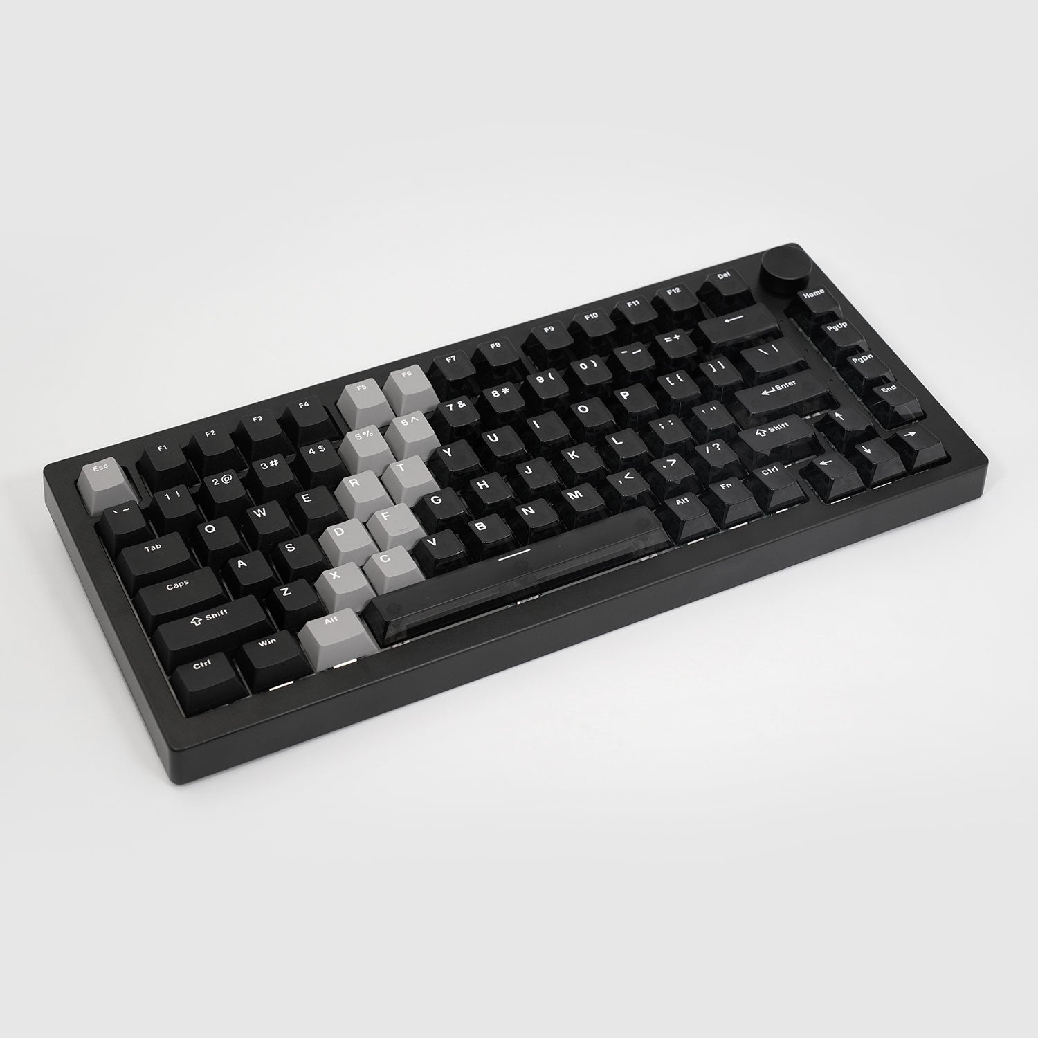 Akko 5075 V3 HE Magnetic Keyboard Gradient Hybrid Black Transparent Details