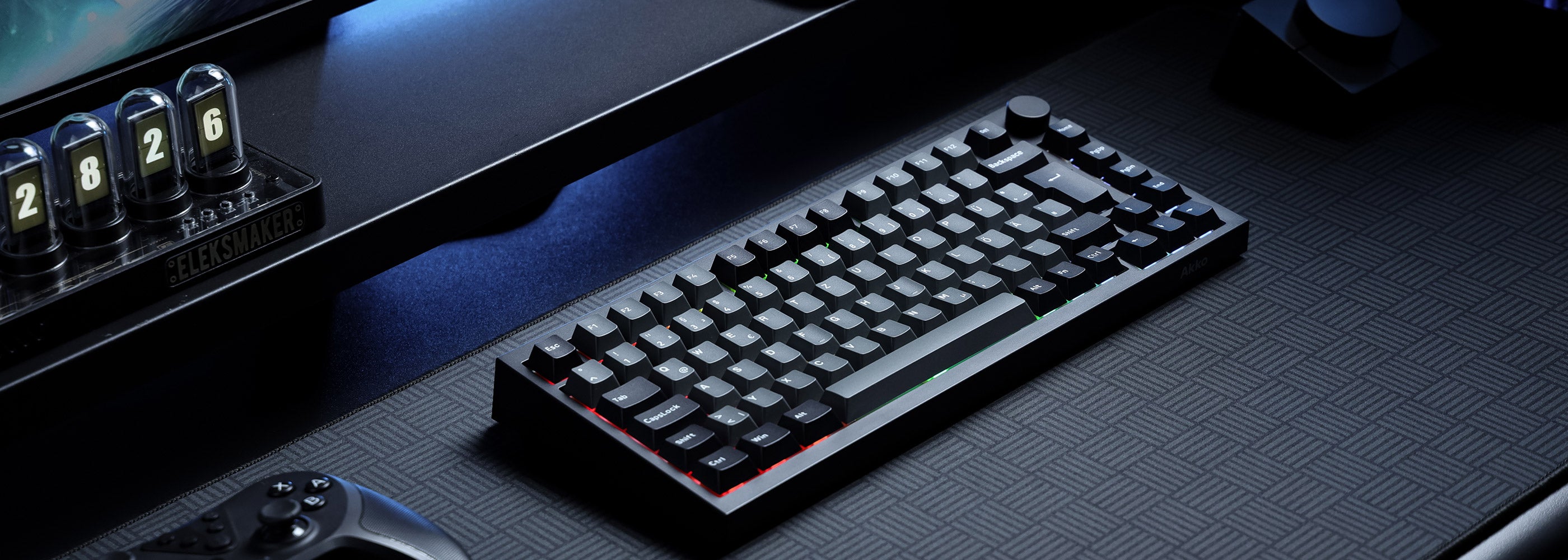 Akko 5075 V5 Black Silver ISO DE Magnetic Keyboard