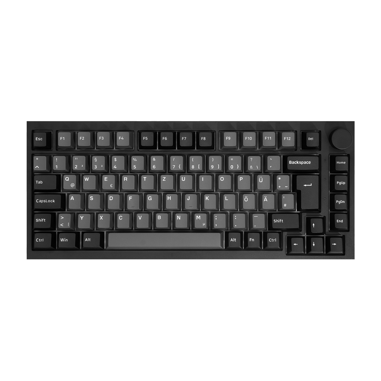 Akko 5075 V5 HE Black & Silver ISO-DE Keyboard