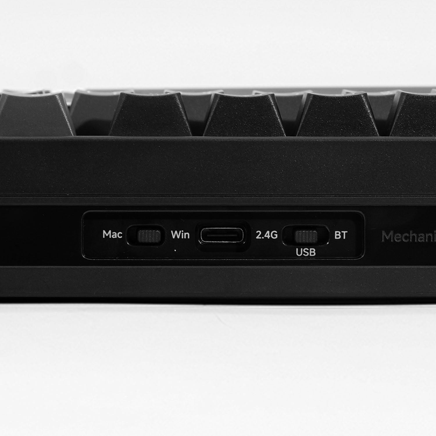 Akko Black & Silver 5075 V5 ISO Mechanical Keyboard Side Interface