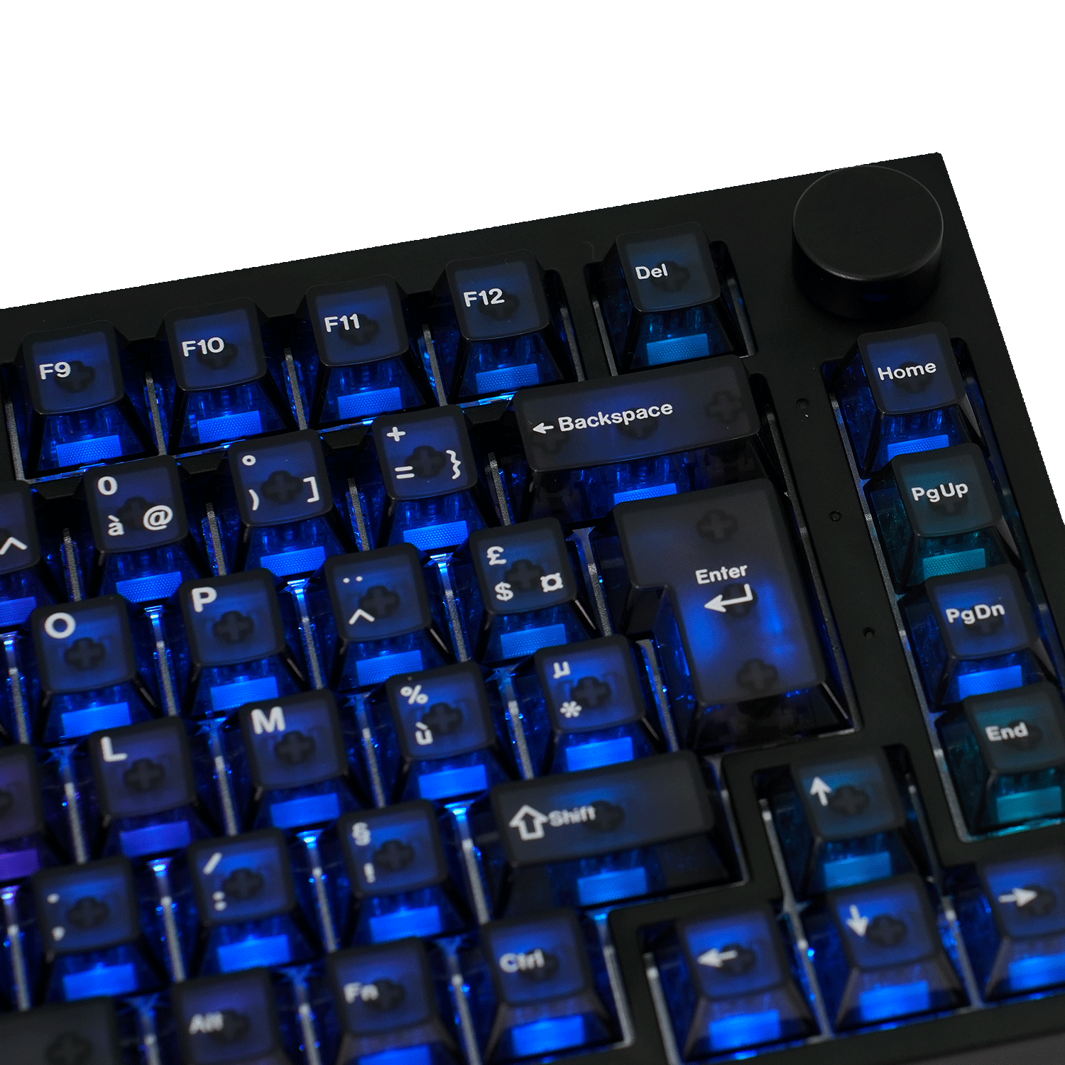 Akko 5075 V5 HE Black Transparent ISO-FR Keyboard RGB Details