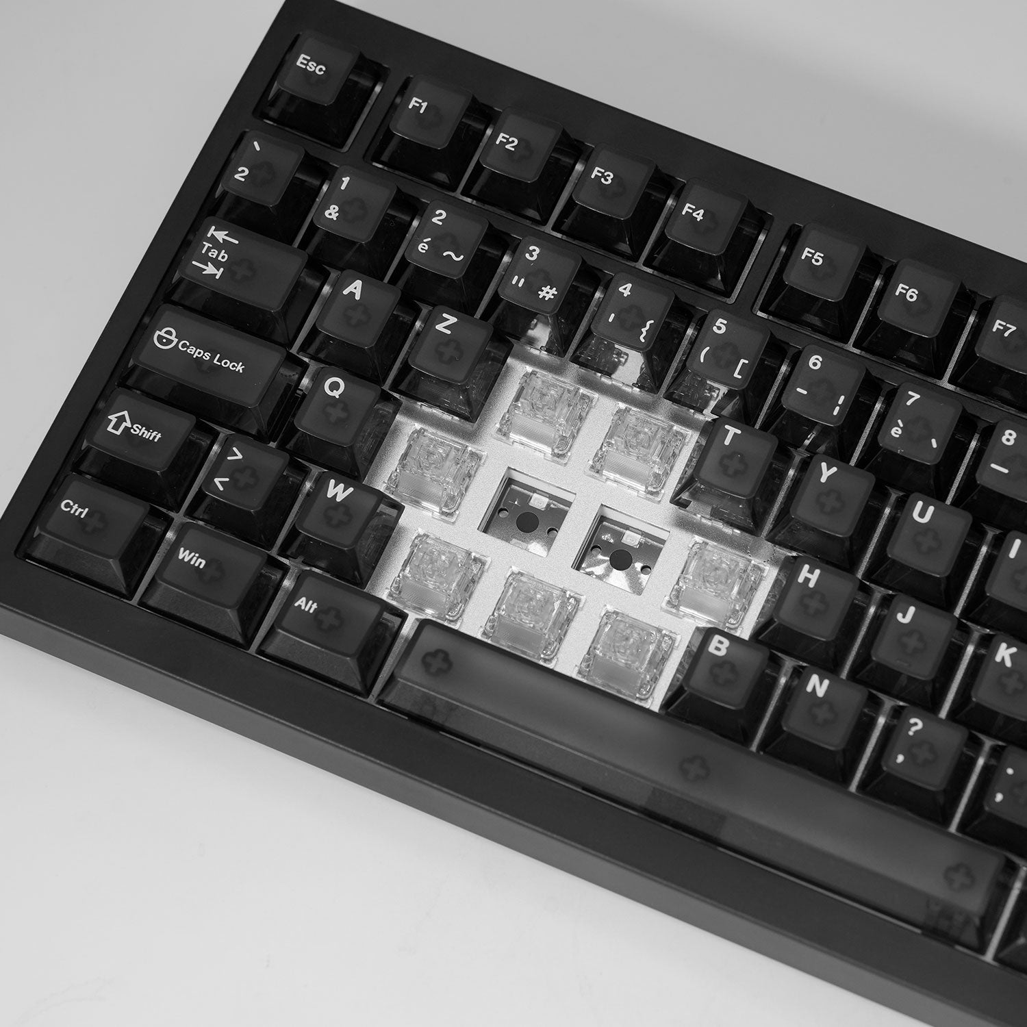 Akko Black Transparent 5075 V5 HE ISO FR Magnetic Keyboard Switch Details