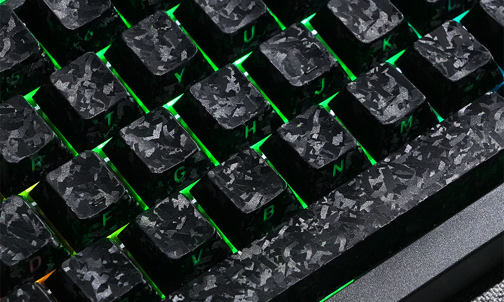 Akko 5075 V5 TMR Magnetic Keyboard Glassy Carbon Fiber Black