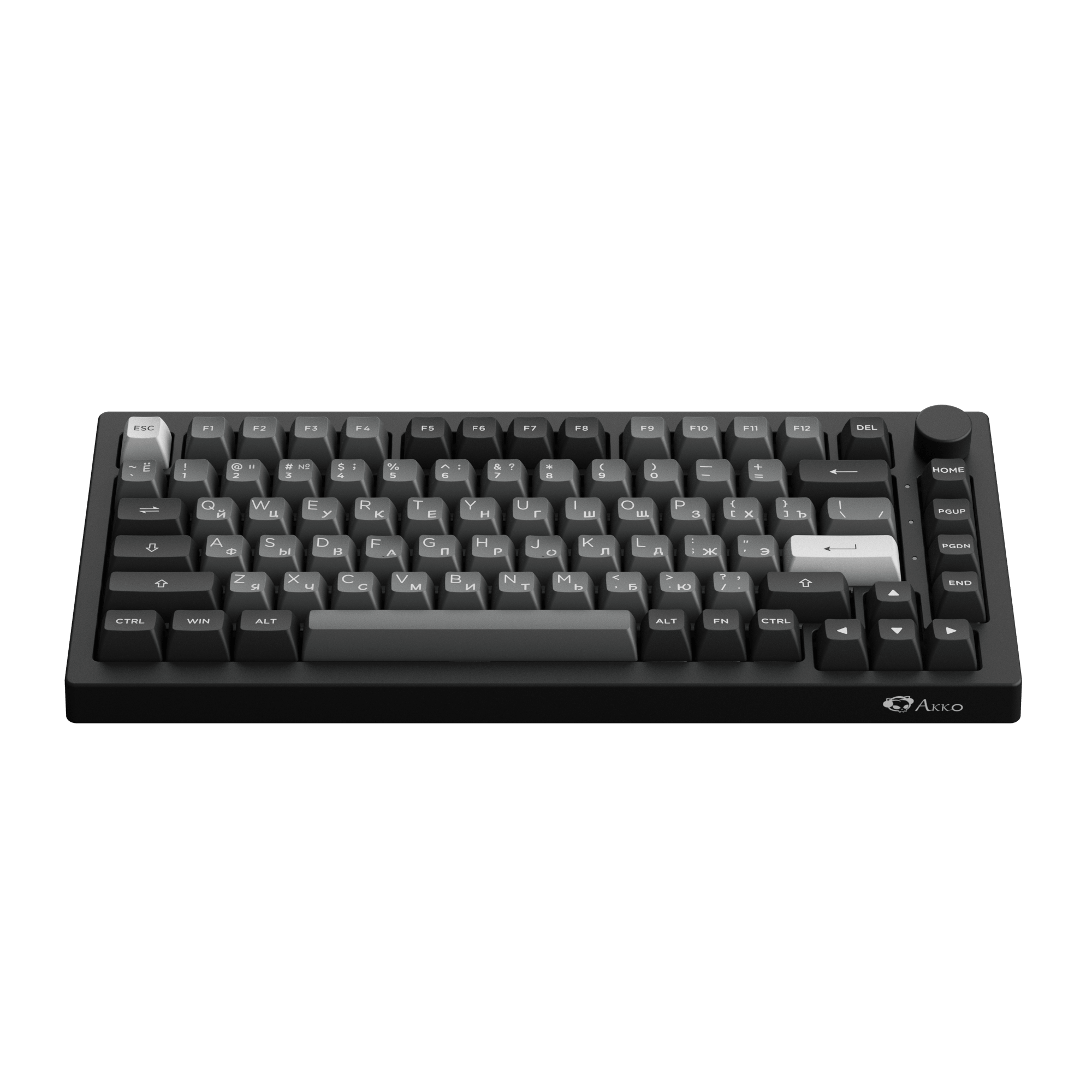 Akko 5075B Plus Cyrillic Keyboard Front Details