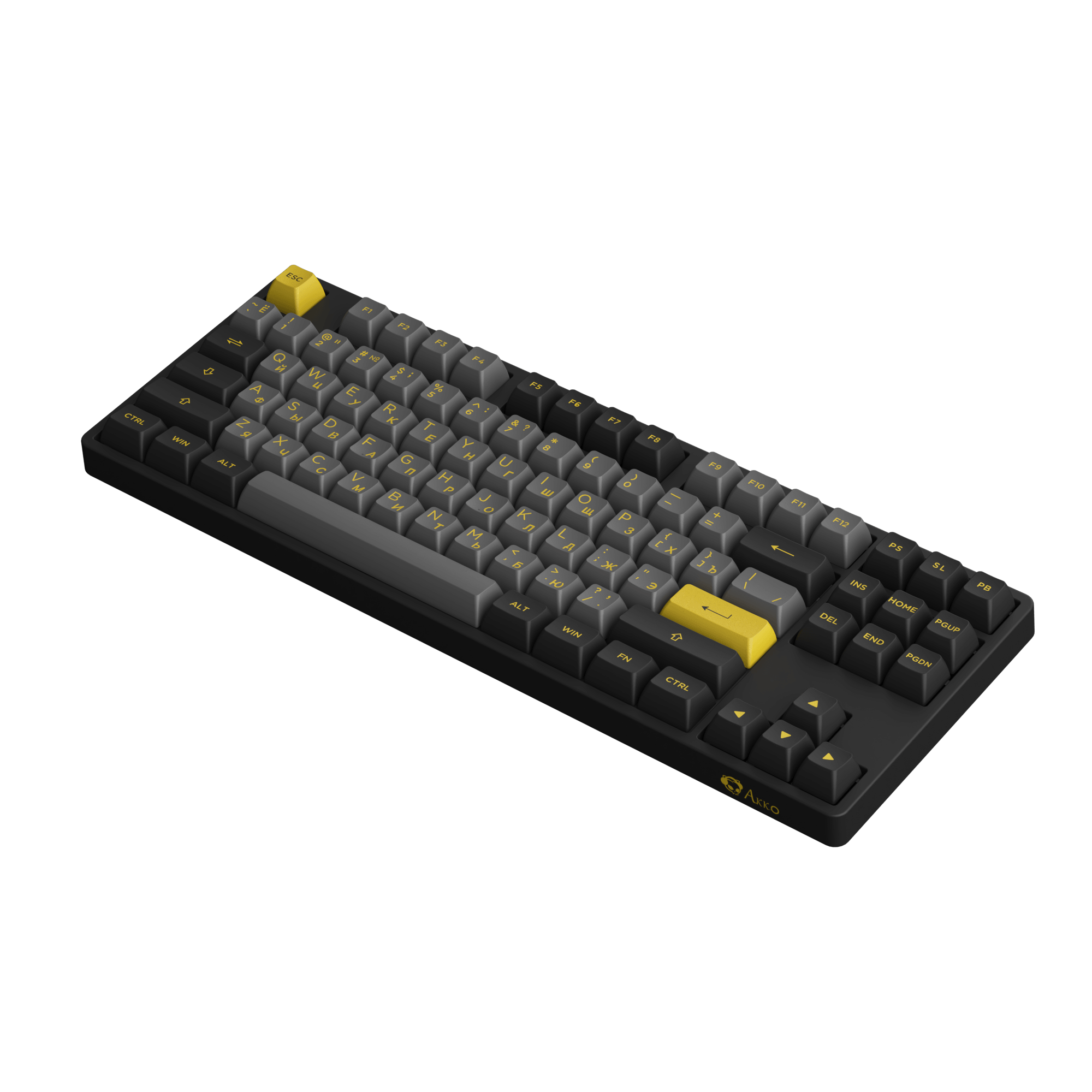 Akko 5087S Cyrillic Keyboard Left Side