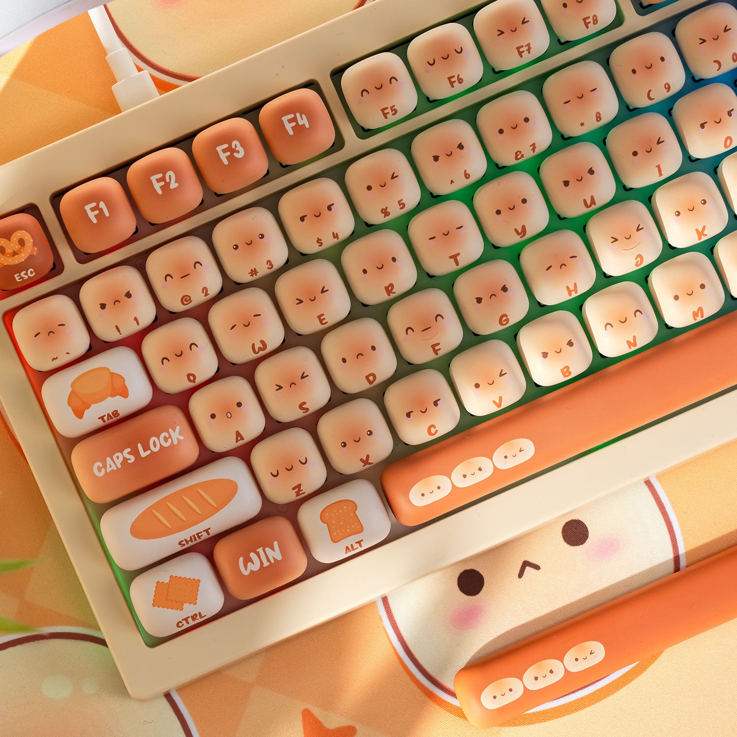 Akko Bun Wonderland 5087B v3 Keyboard MOG Keycaps