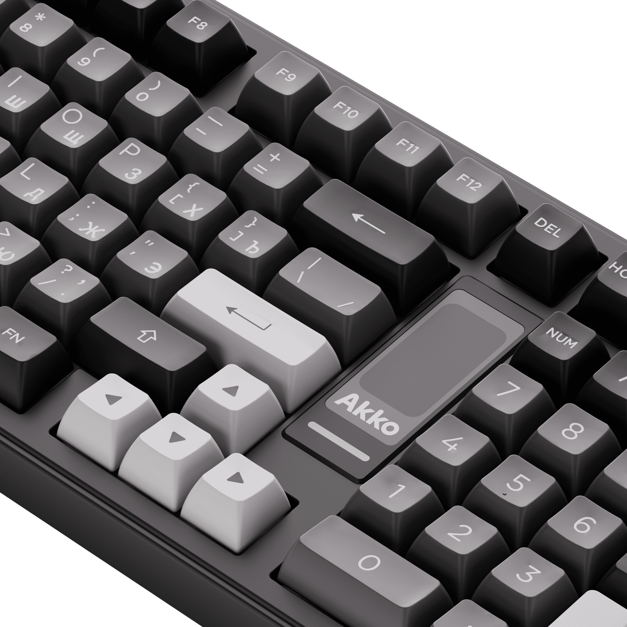 Akko 5098B Cyrillic Keyboard Screen Details