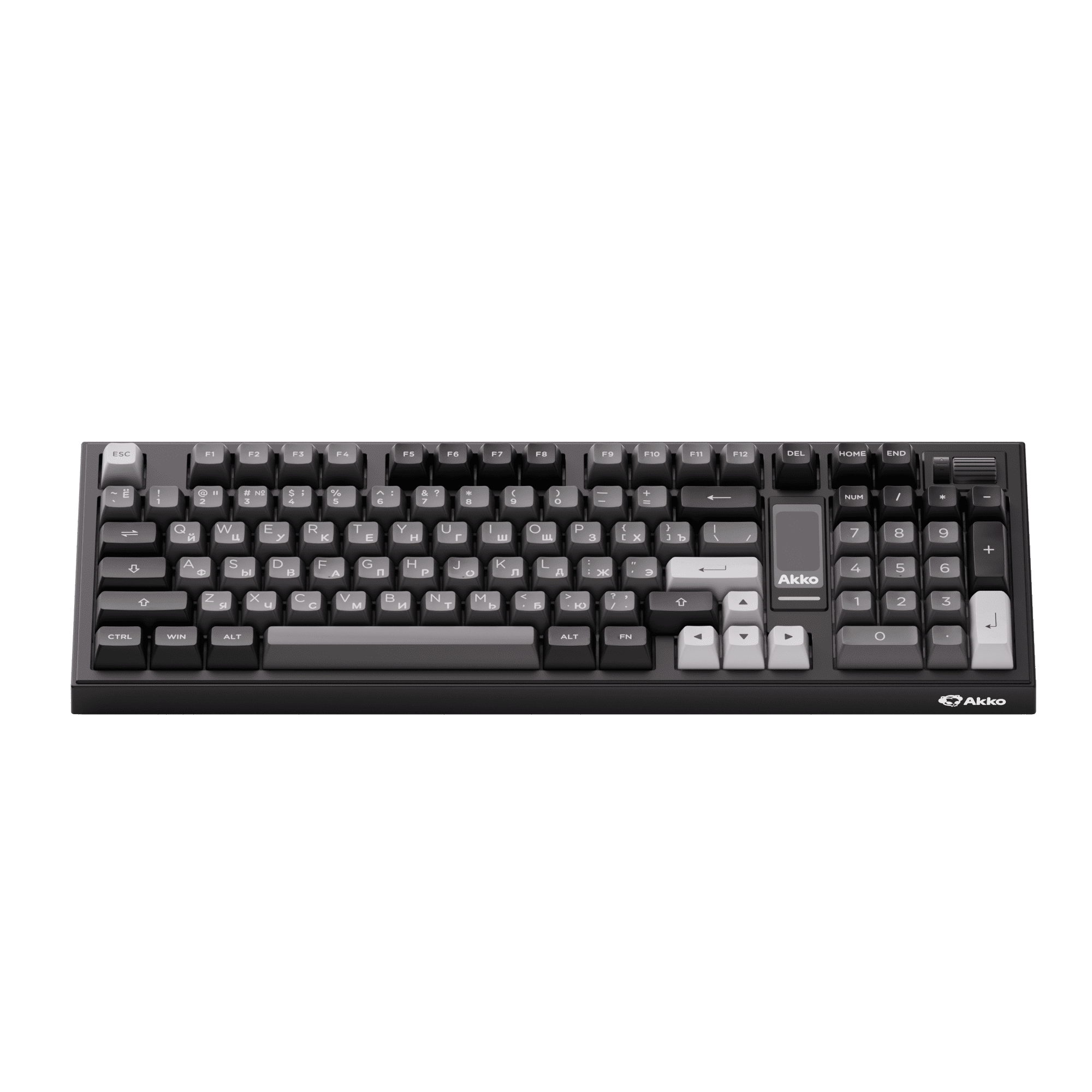 Akko 5098B Cyrillic Keyboard Front Side