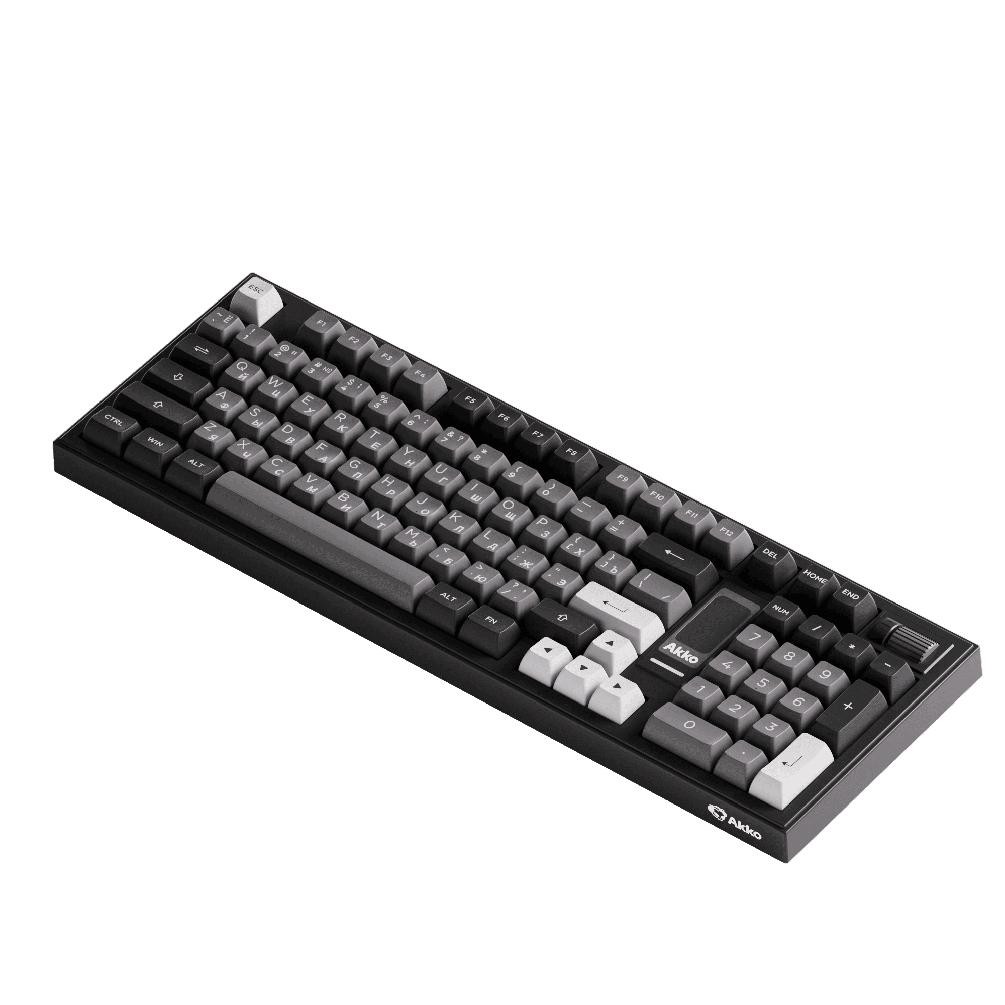 Akko 5098B Cyrillic Keyboard Left Side