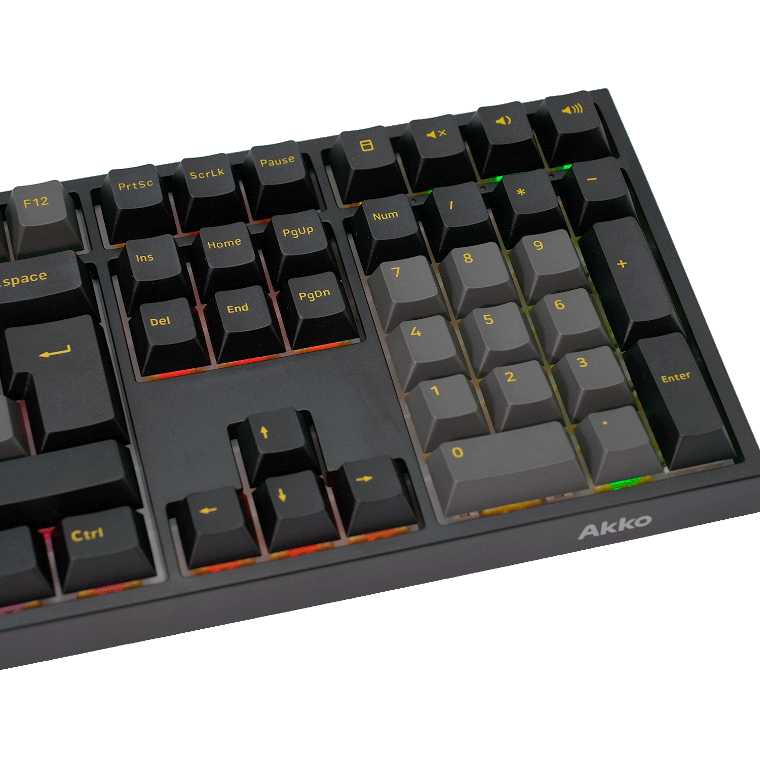 Akko Black & Gold 5108 V5 ISO Mechanical Keyboard Right Details