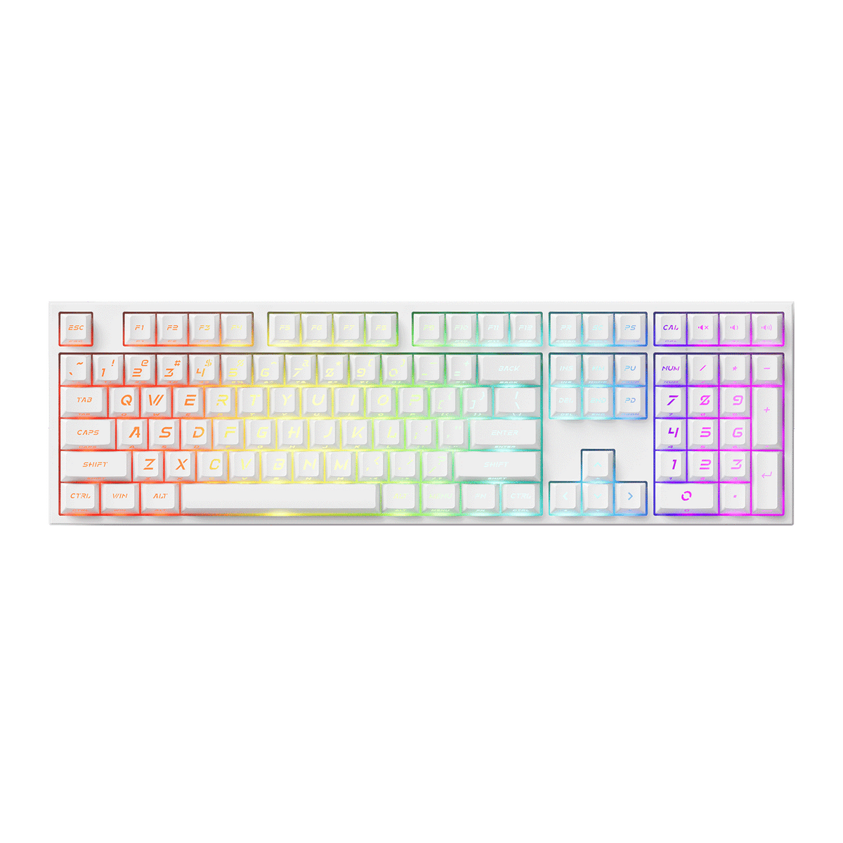 Akko 5108 V5 HE White Magnetic Keyboard RGB