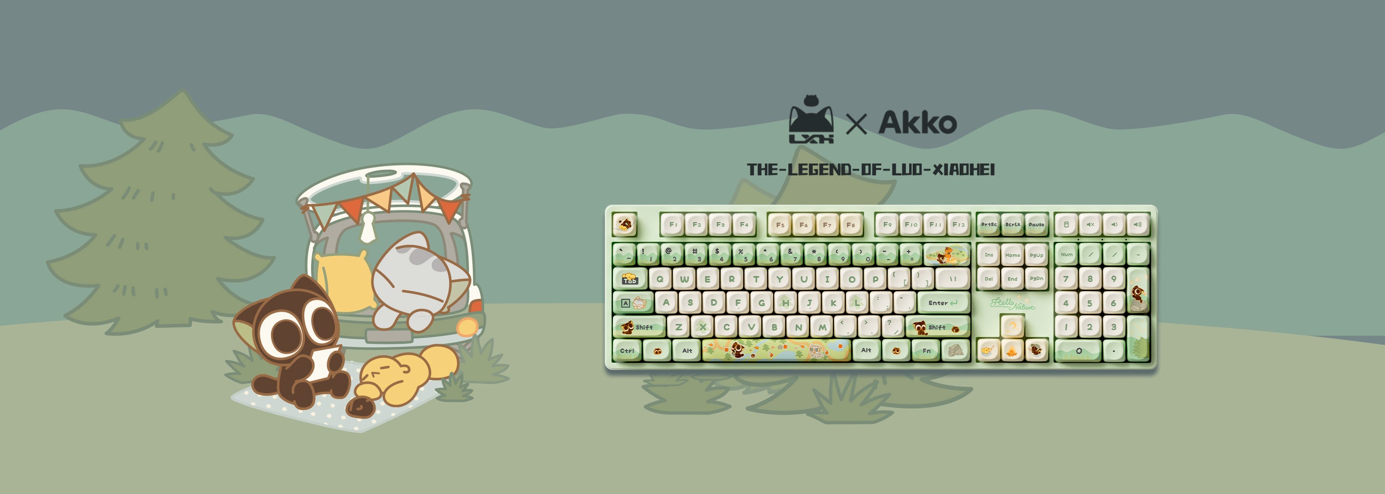 Akko The Legend of Hei 5108B Plus Mechanical Keyboard