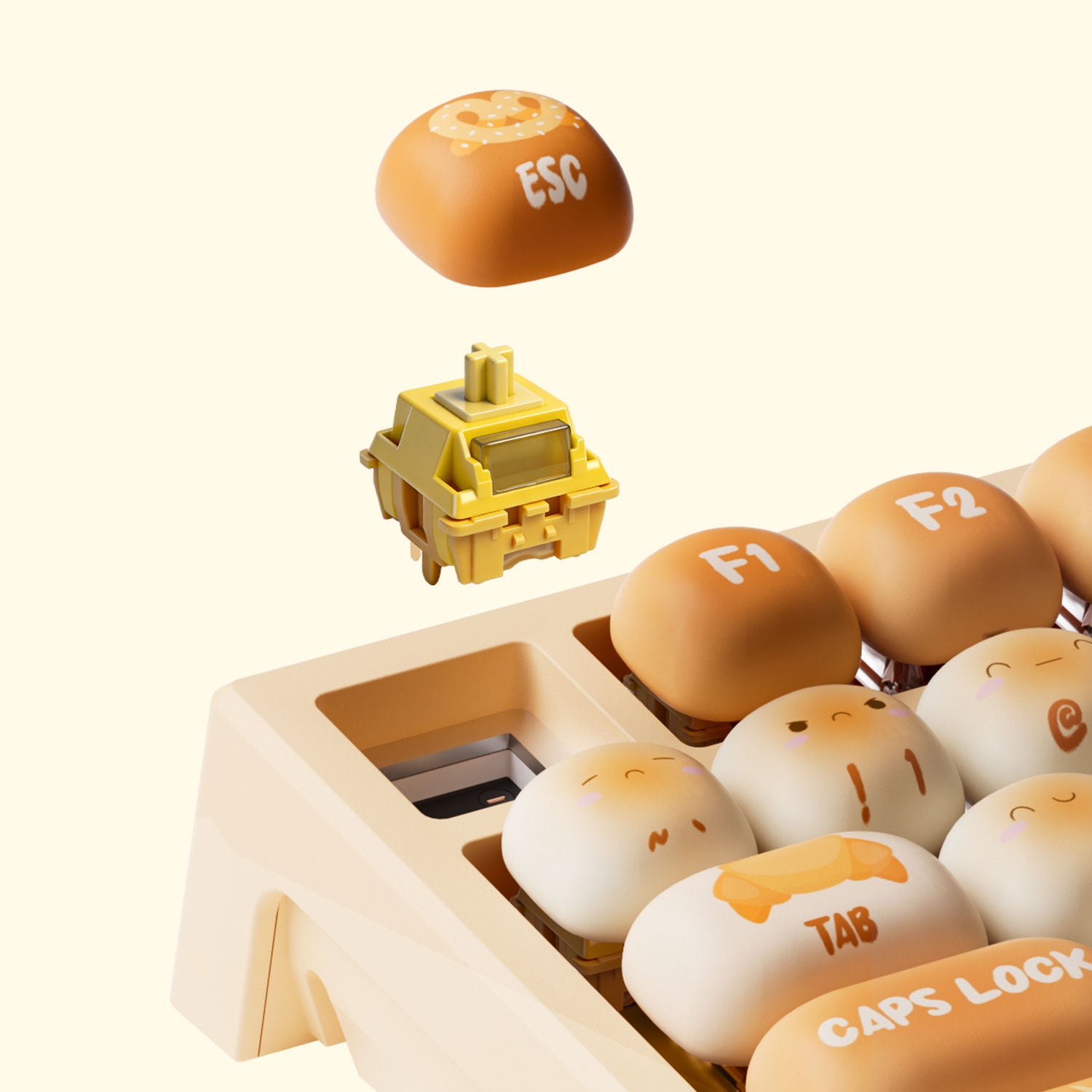 Akko Bun Wonderland 5108 V5 Mechanical Keyboard Hot Swappable