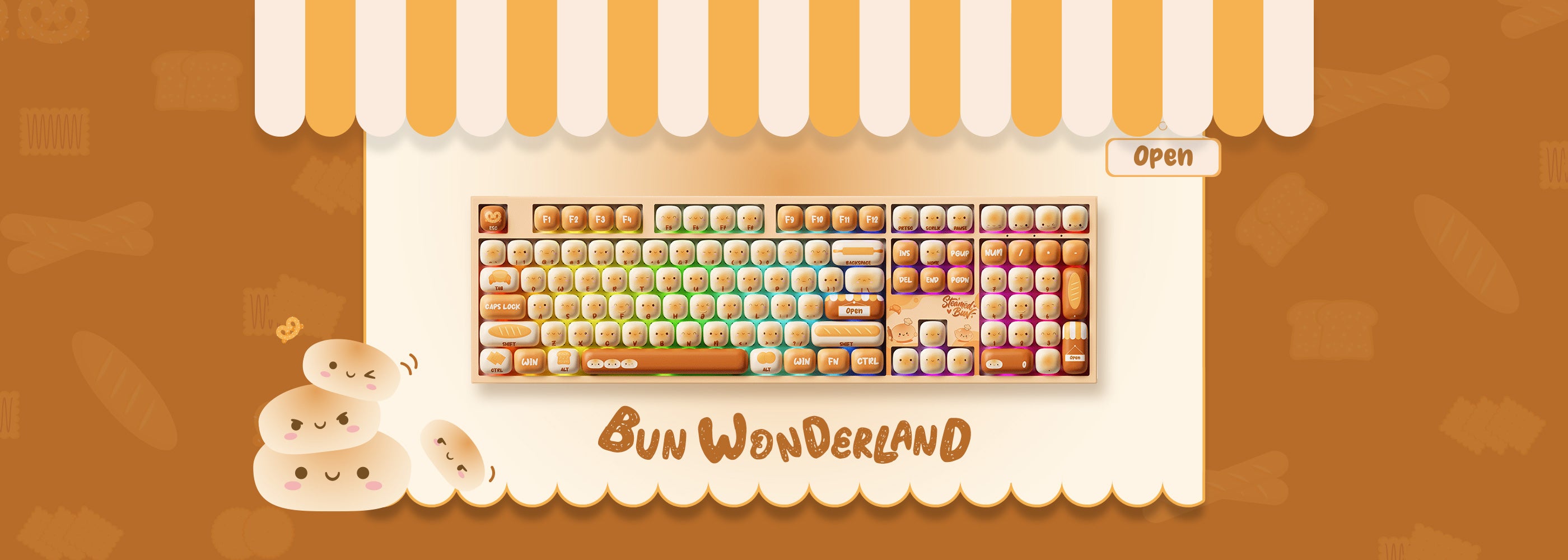 Akko Bun Wonderland 5108 V5 Mechanical Keyboard