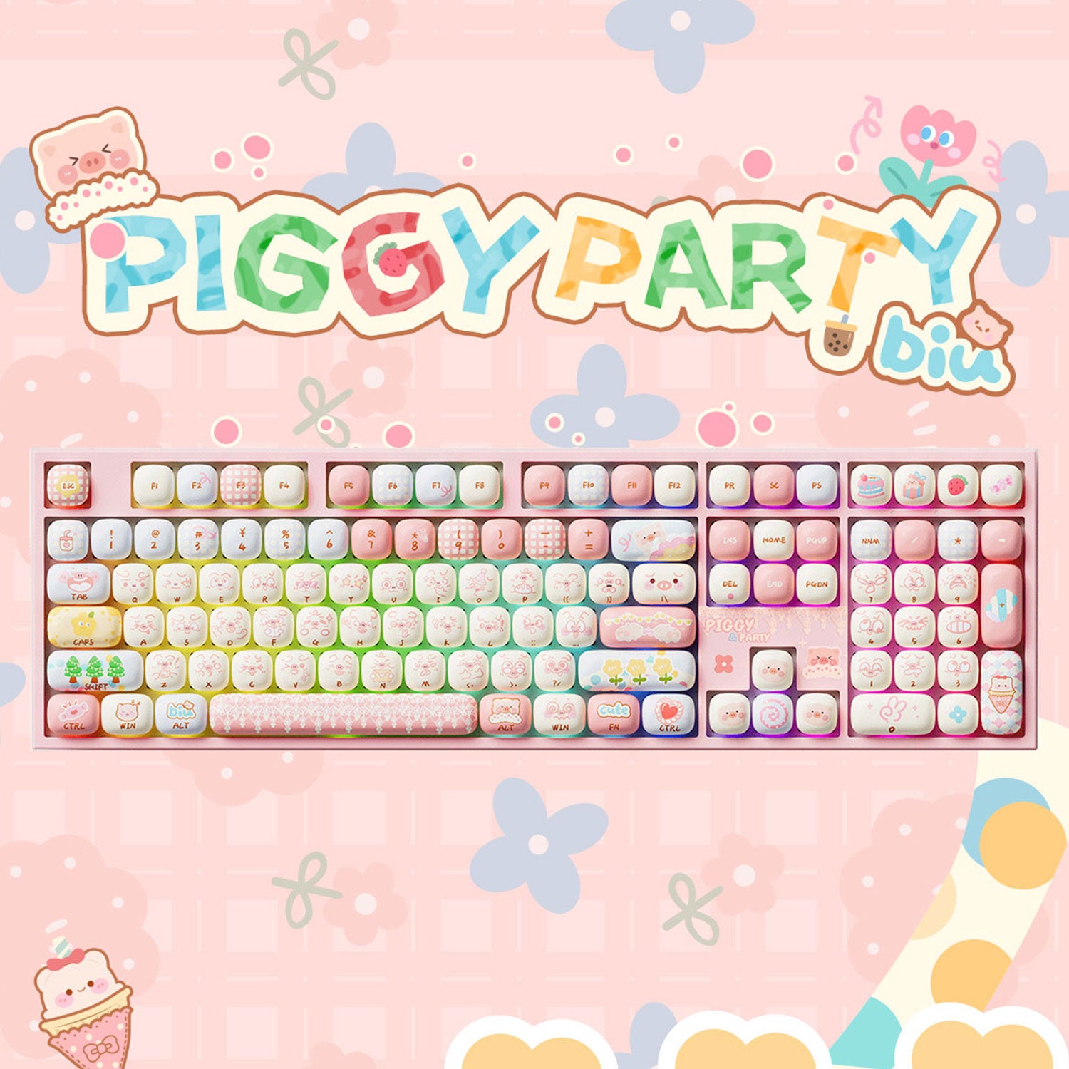 Akko Piggy Party 5108 V5 Mechanical Keyboard