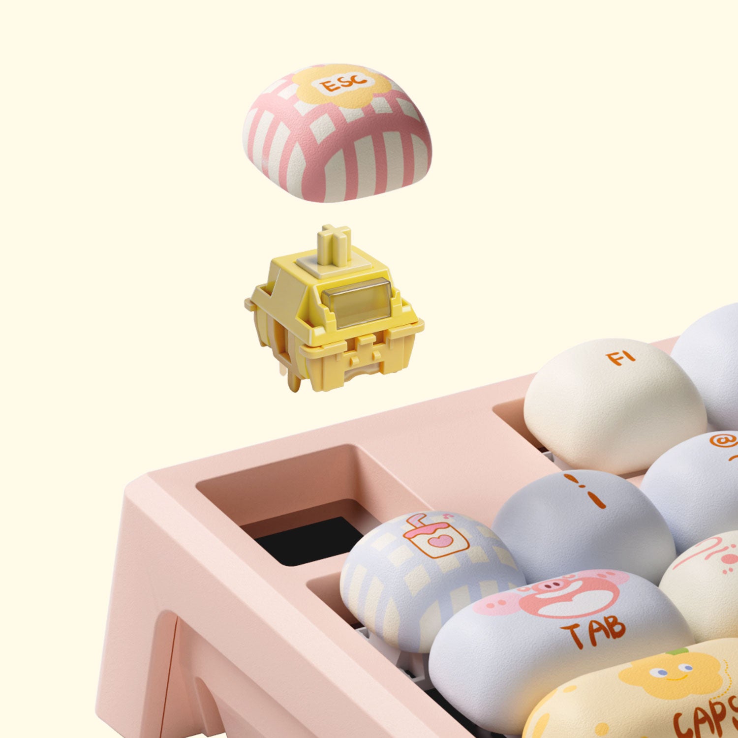 Akko Piggy Party 5108 V5 Mechanical Keyboard Hot Swappable