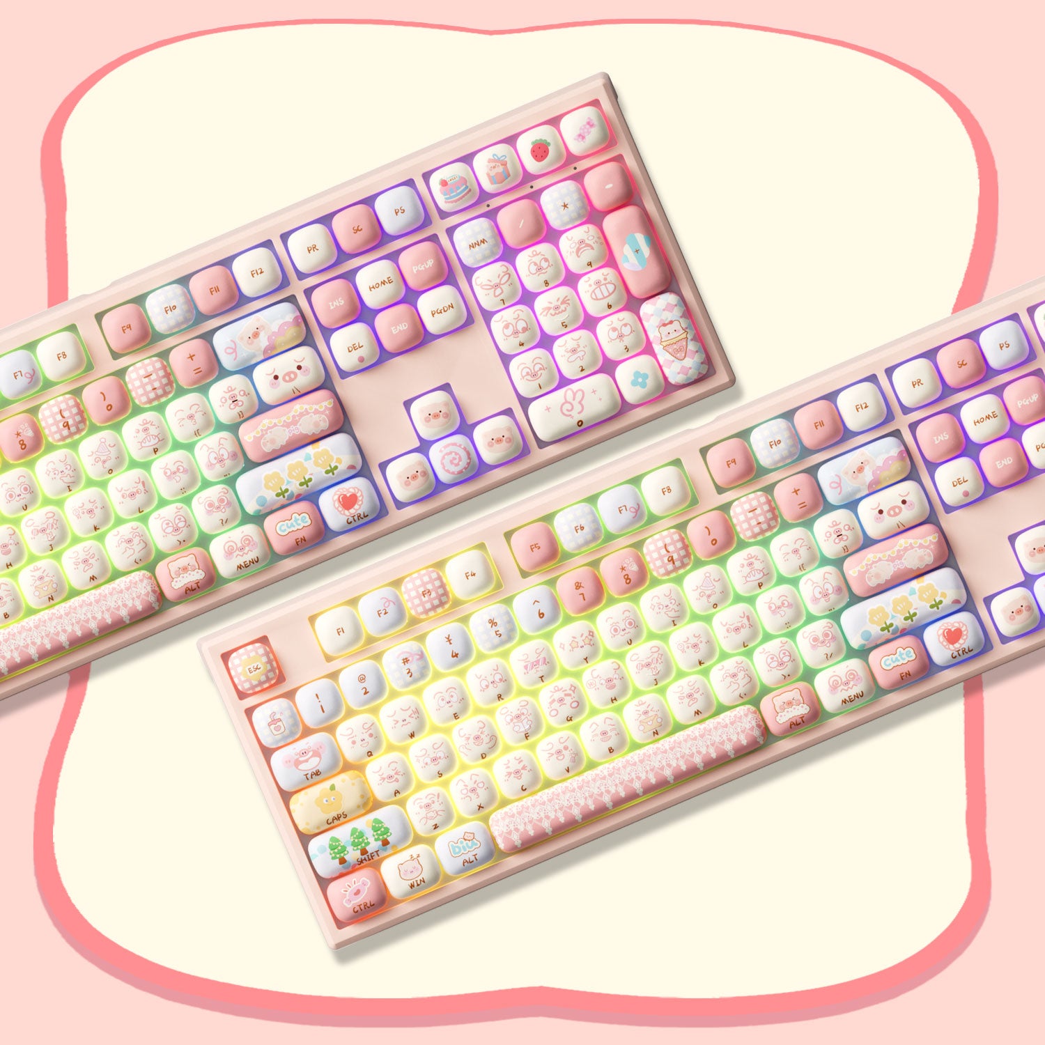 Akko Piggy Party 5108 V5 Mechanical Keyboard RGB