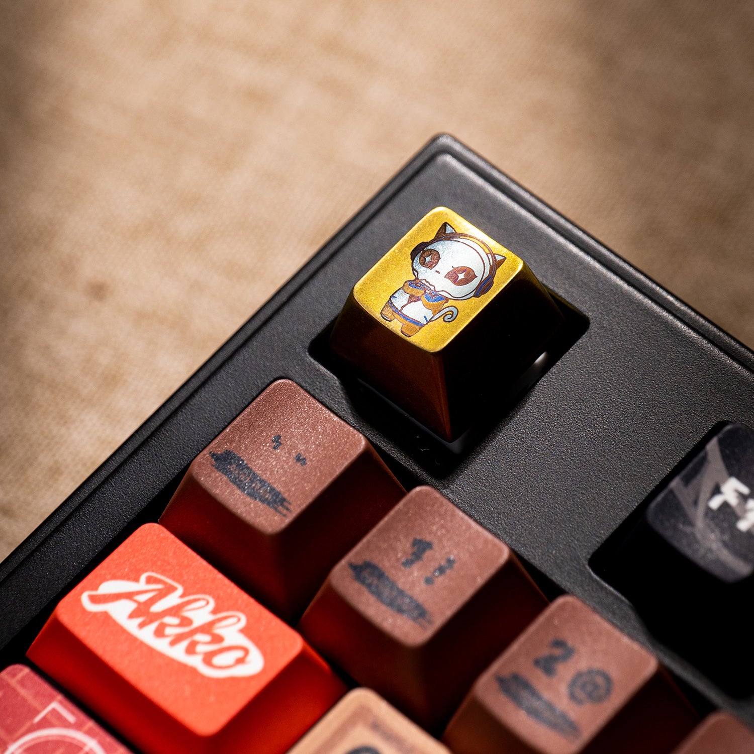 Akko 8. Jahrestag Titanlegierung Artisan Keycap
