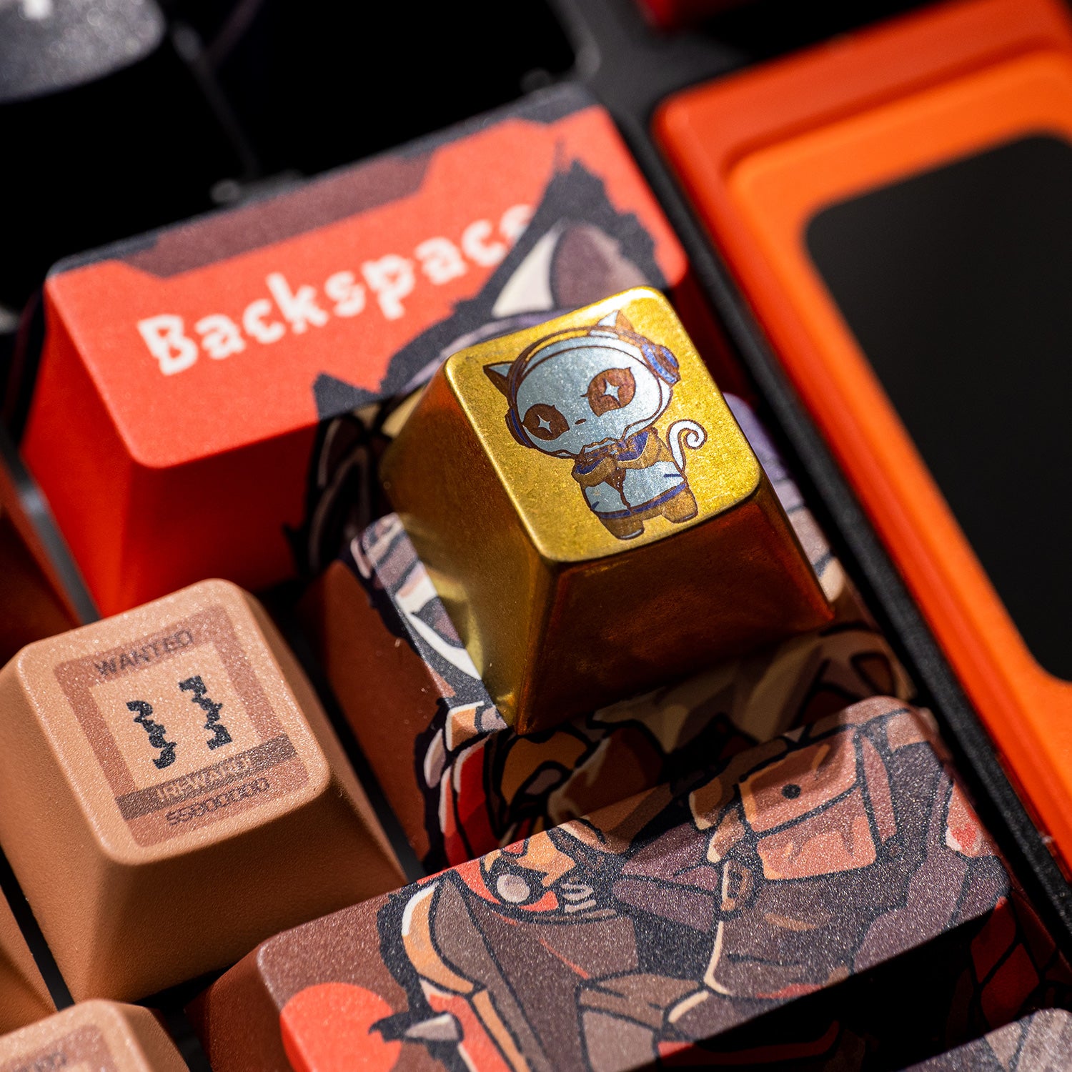 Akko 8. Jahrestag Titanlegierung Artisan Keycap