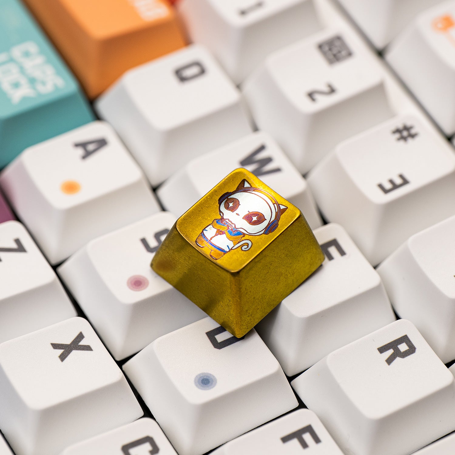 Akko 8. Jahrestag Titanlegierung Artisan Keycap