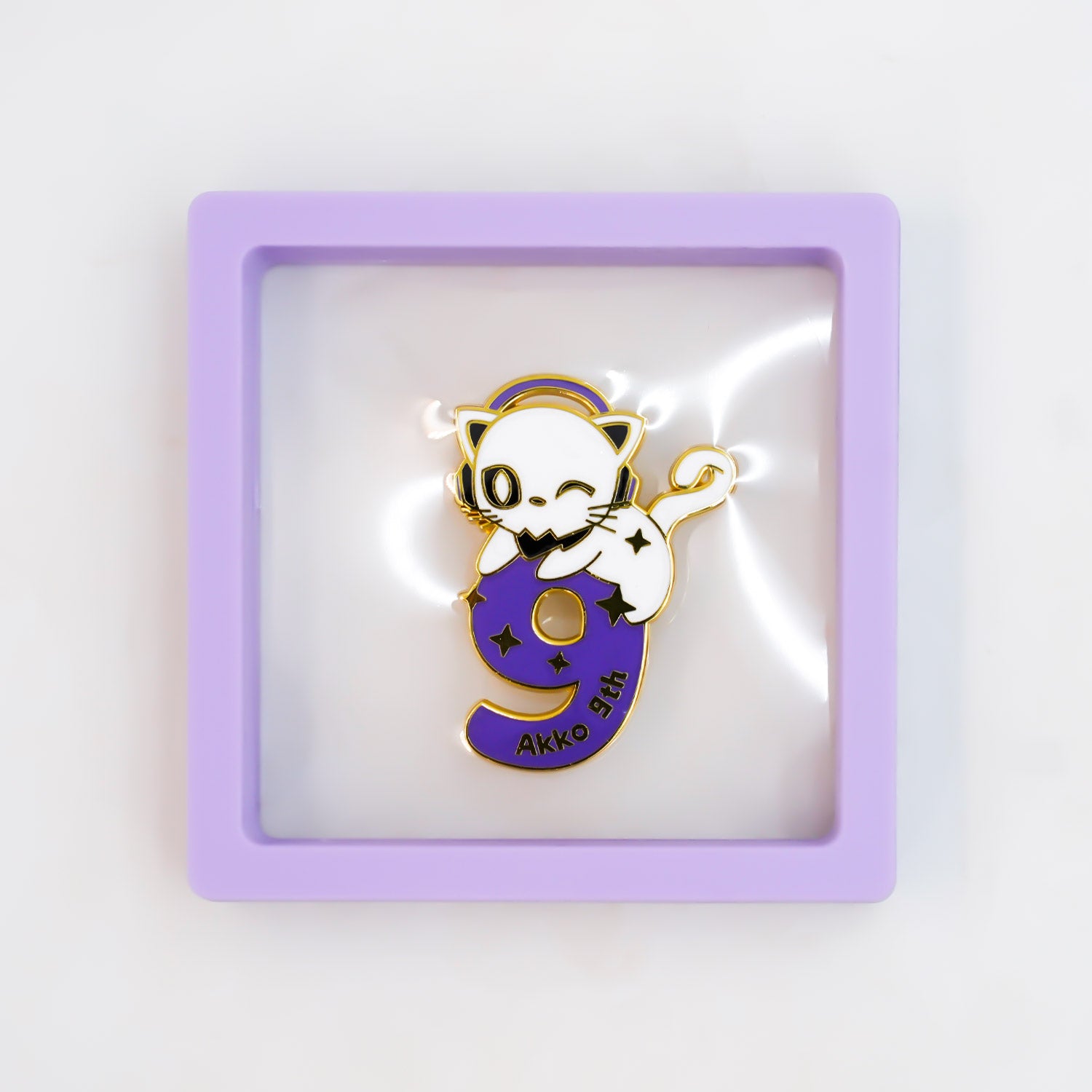 Akko 9th Anniversary Badge Front Details