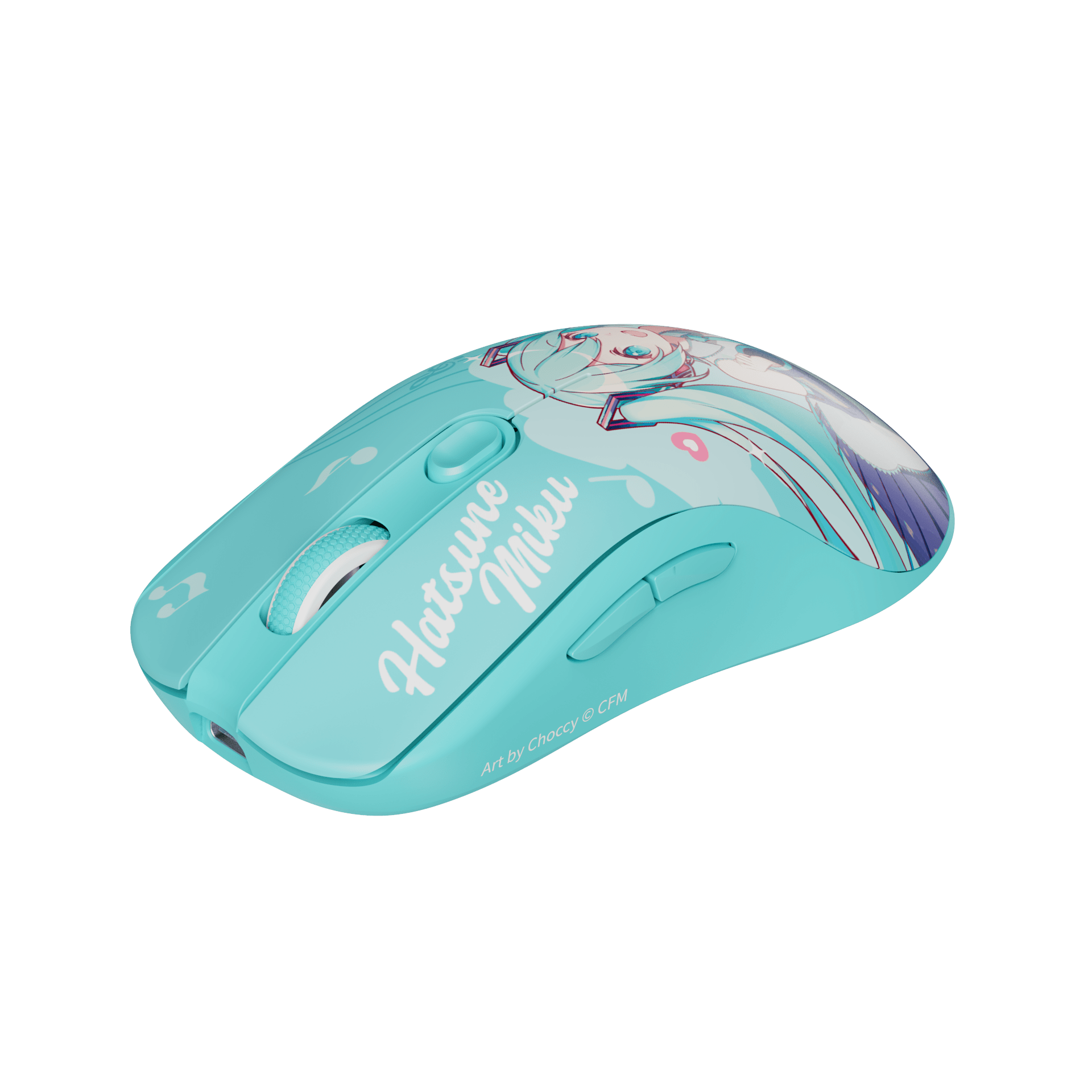 Akko AG ONE 3950 8K Hatsune Miku Gaming Mouse Side Details