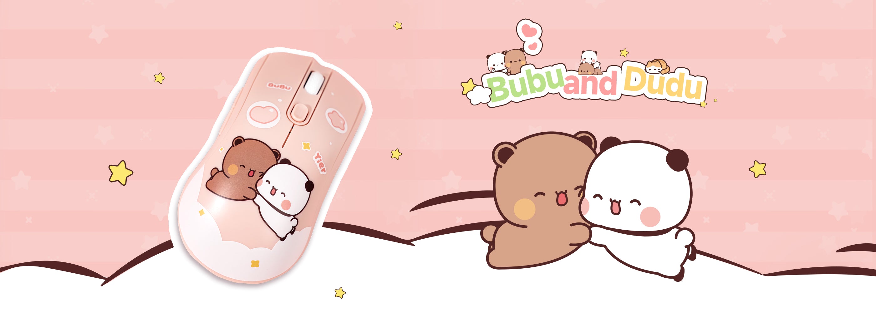 AG ONE Light Dudu and Bubu Wireless Mouse