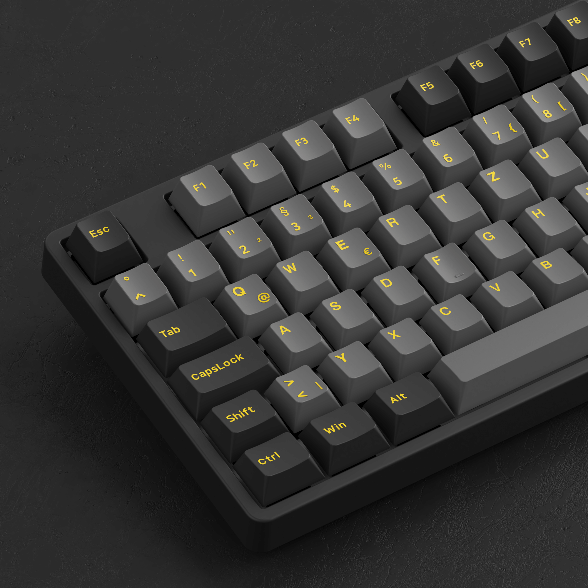 Akko Black Gold 5087S ISO Left Details