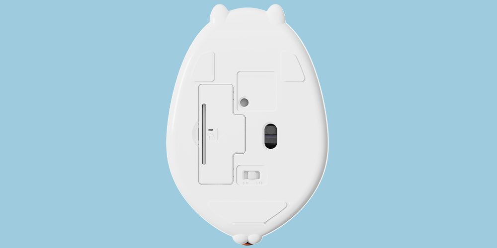 Akko Cat Theme Mouse Blue and White Agile Scroll Wheel