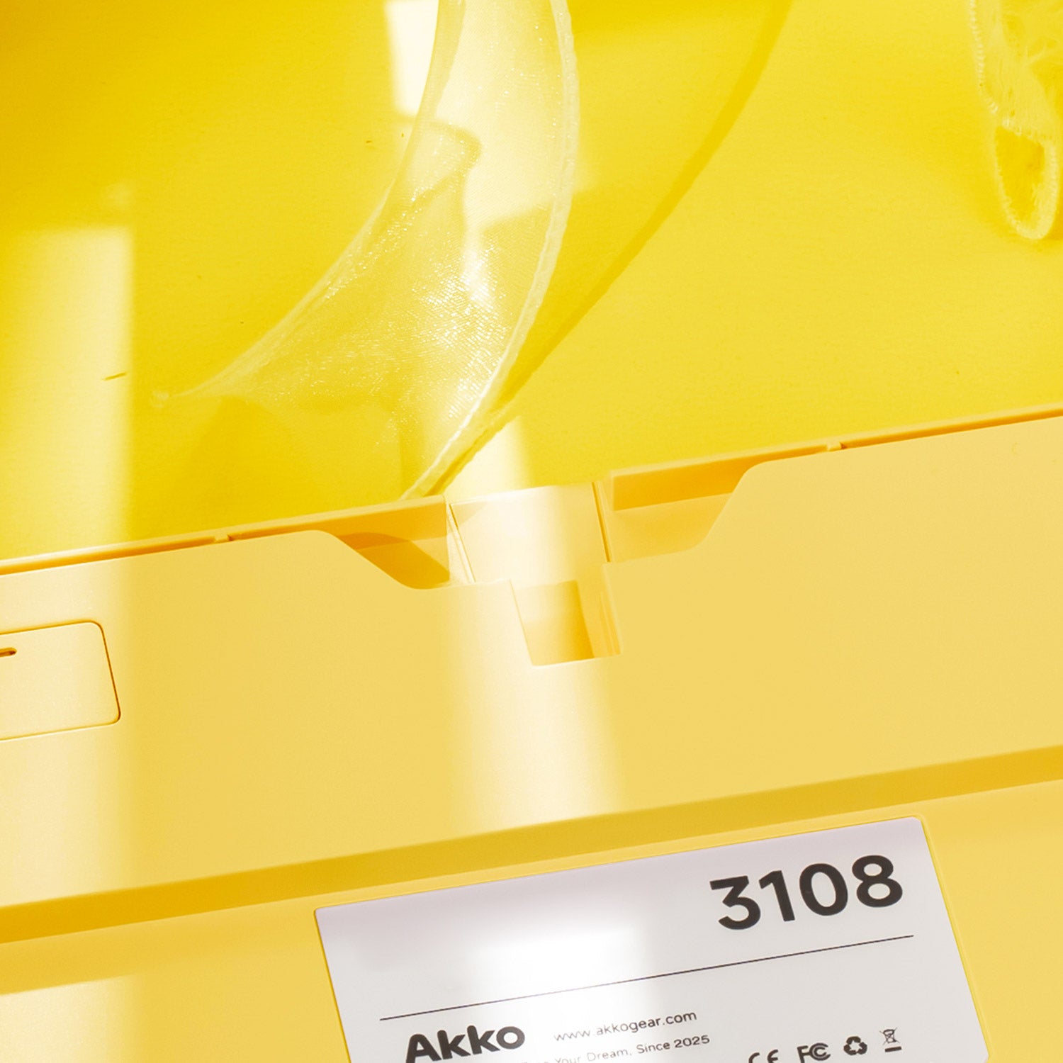 Akko Dudu and Bubu 3108V3 Yellow Plug Details