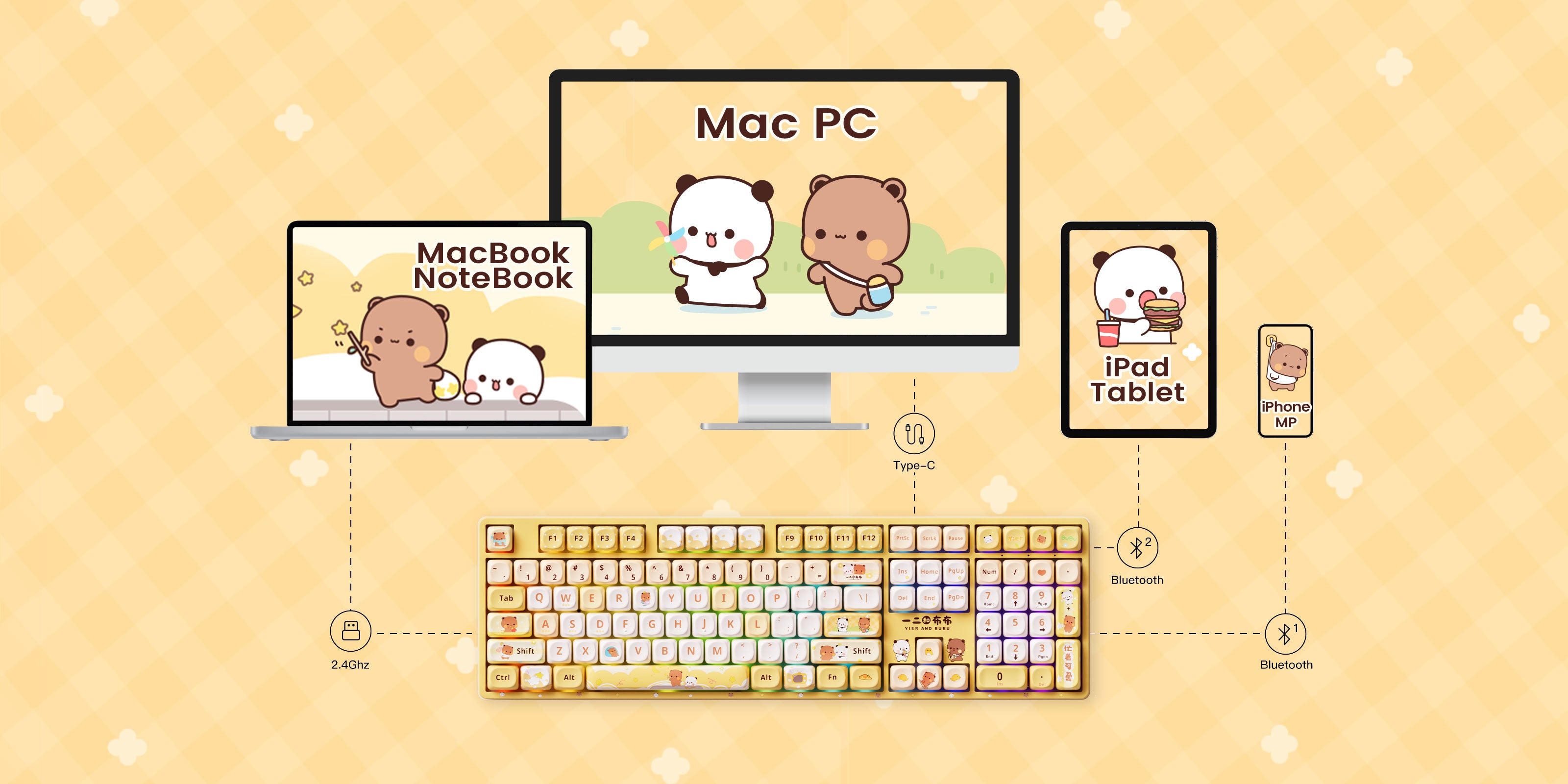 Akko Dudu and Bubu 5108B Plus Multi-mode