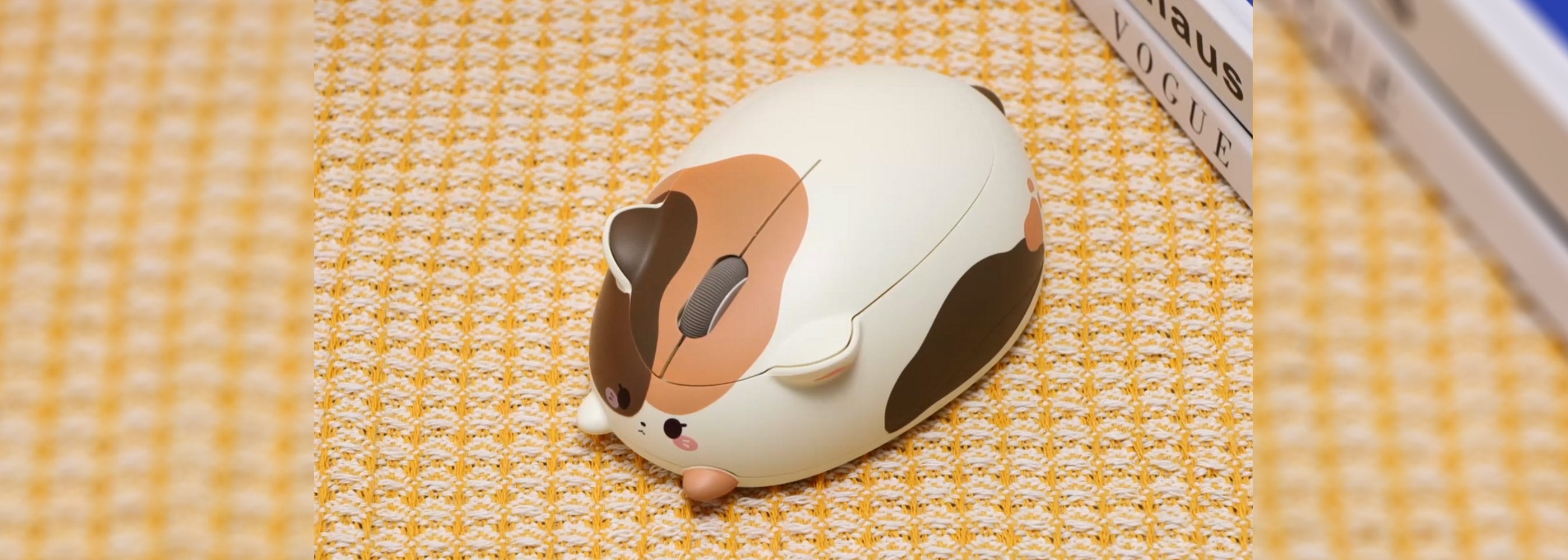 Akko Cat Theme Mouse Fortune Cat on the Desk