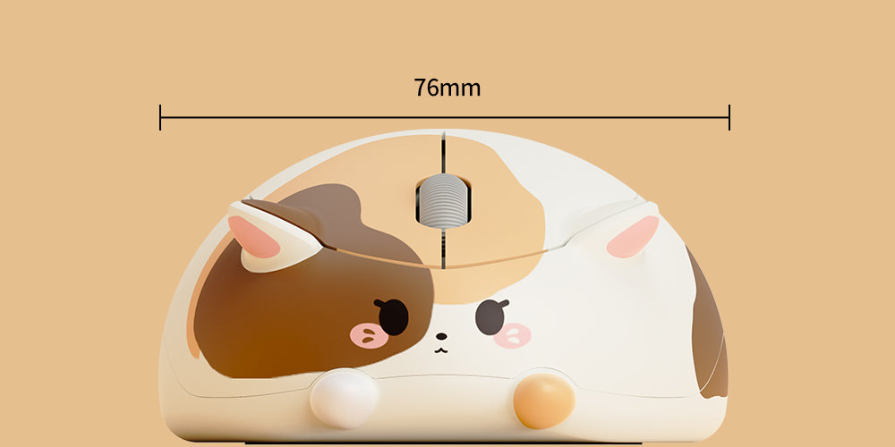 Akko Cat Theme Mouse Fortune Cat 76mm Width