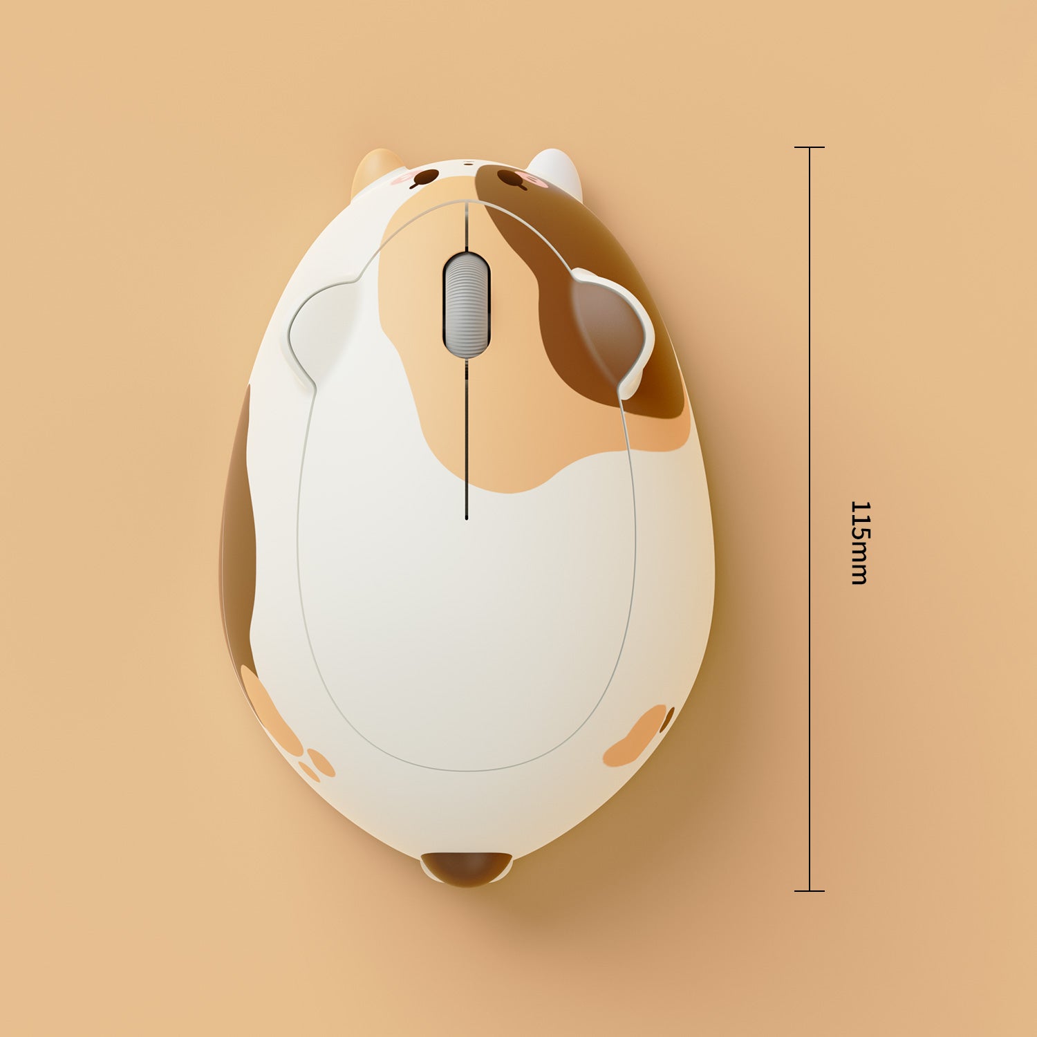 Akko Cat Theme Mouse Fortune Cat 115mm Length