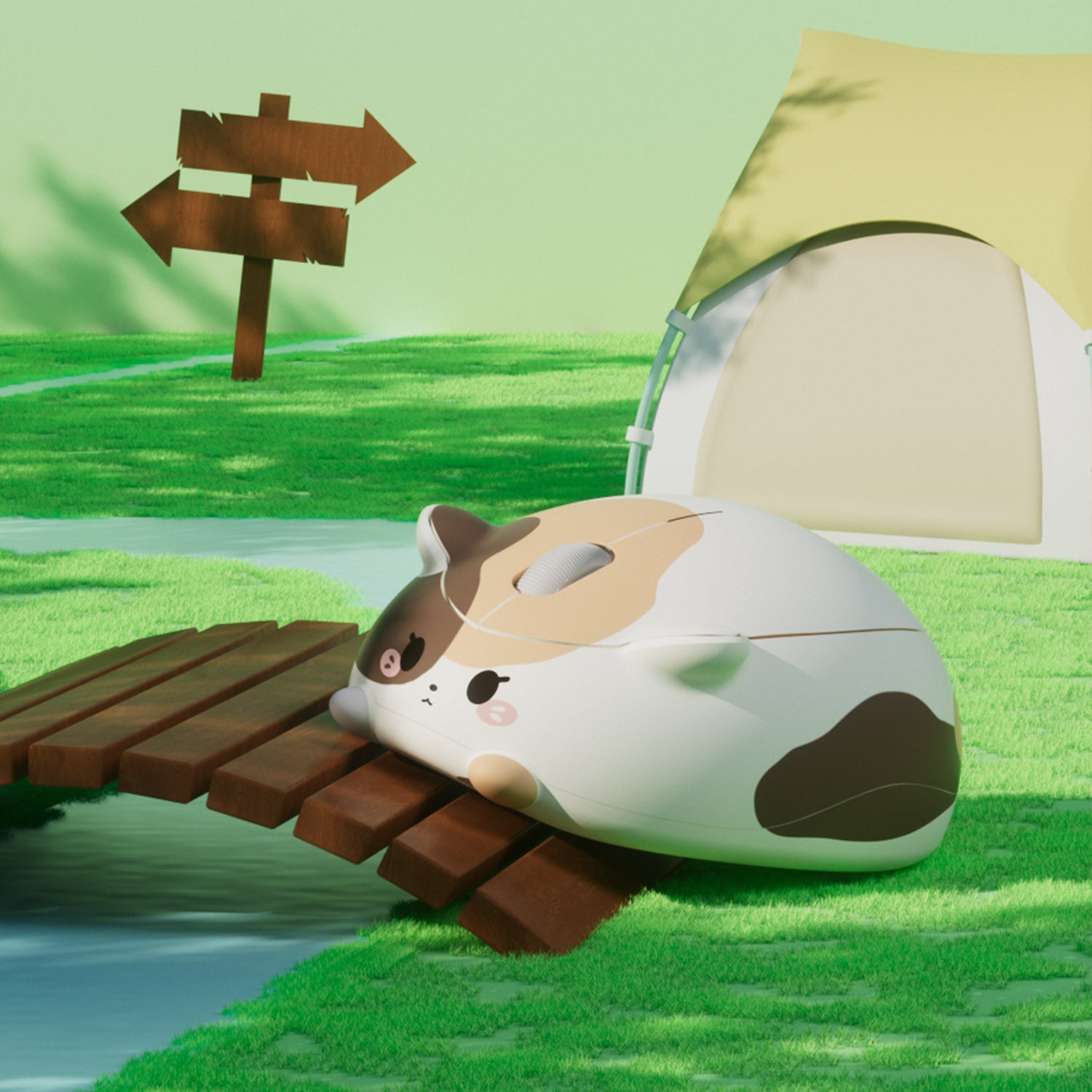 Akko Cat Theme Mouse Fortune Cat