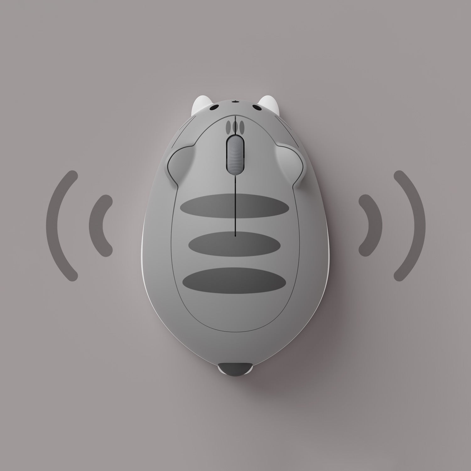 Akko Cat Theme Mouse Gray MIMO Multi Mode