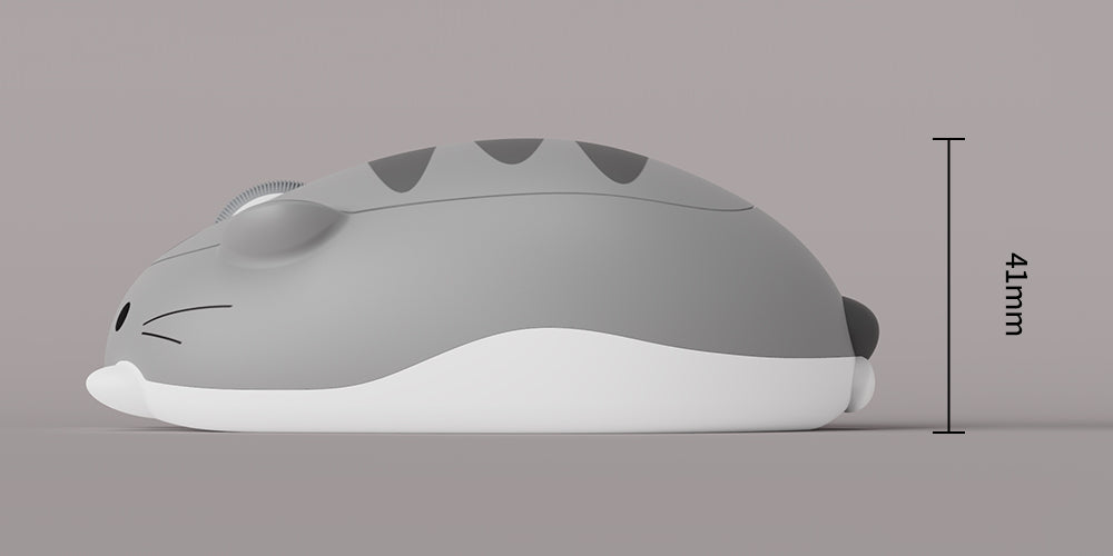 Akko Cat Theme Mouse Gray MIMO 41mm Height