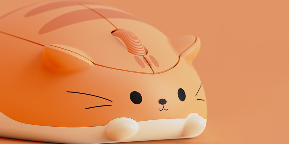 Akko Cat Theme Mouse Orange KATE ABS Materials