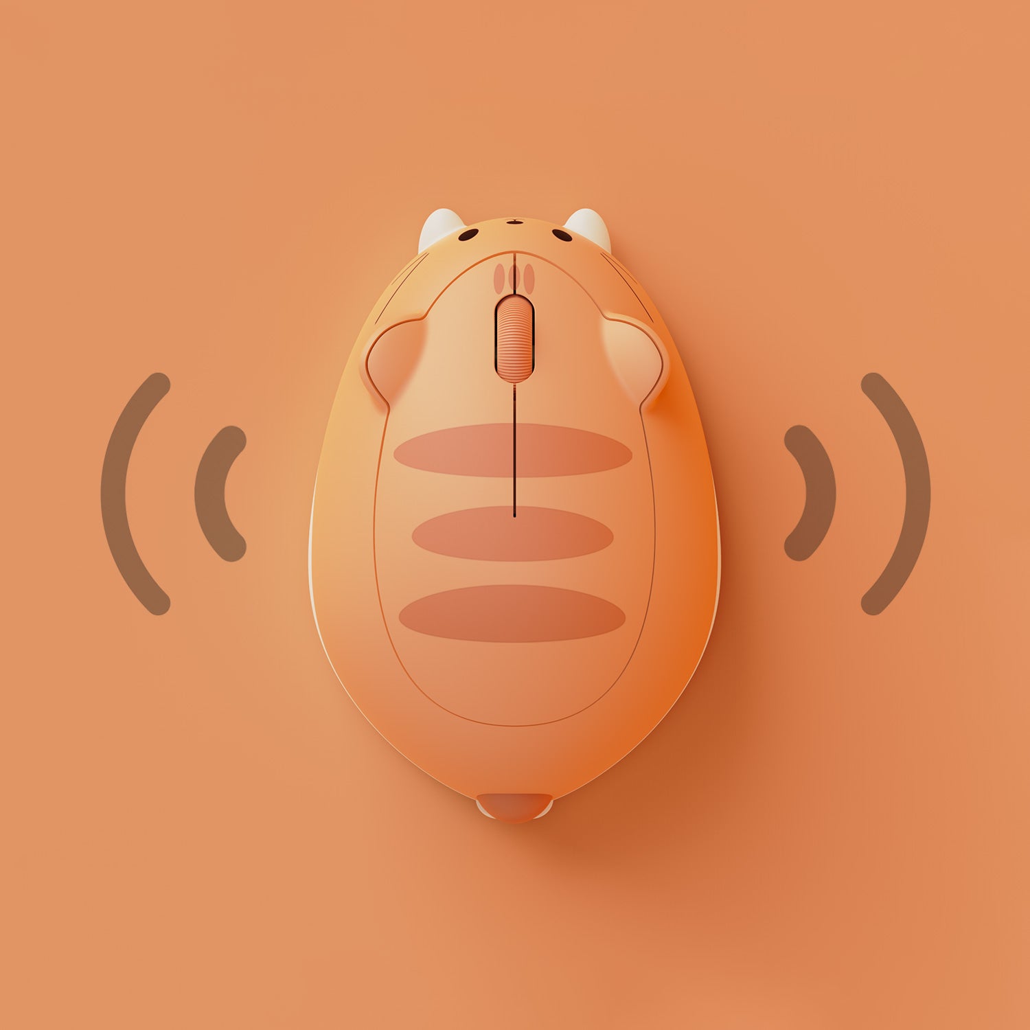 Akko Cat Theme Mouse Orange KATE Wireless Connection